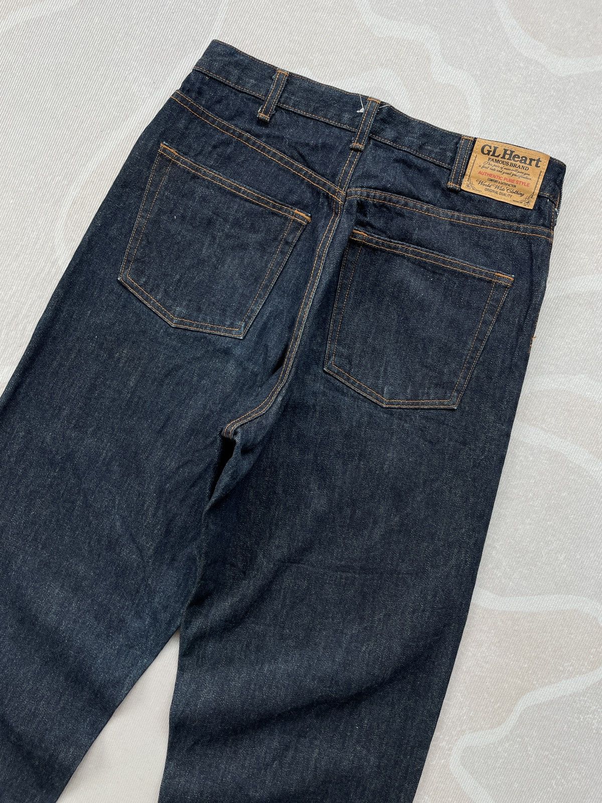 Japanese Brand × Jean GL Heart Straight Loose Jeans (LG151) Size US 29 - 8 Thumbnail