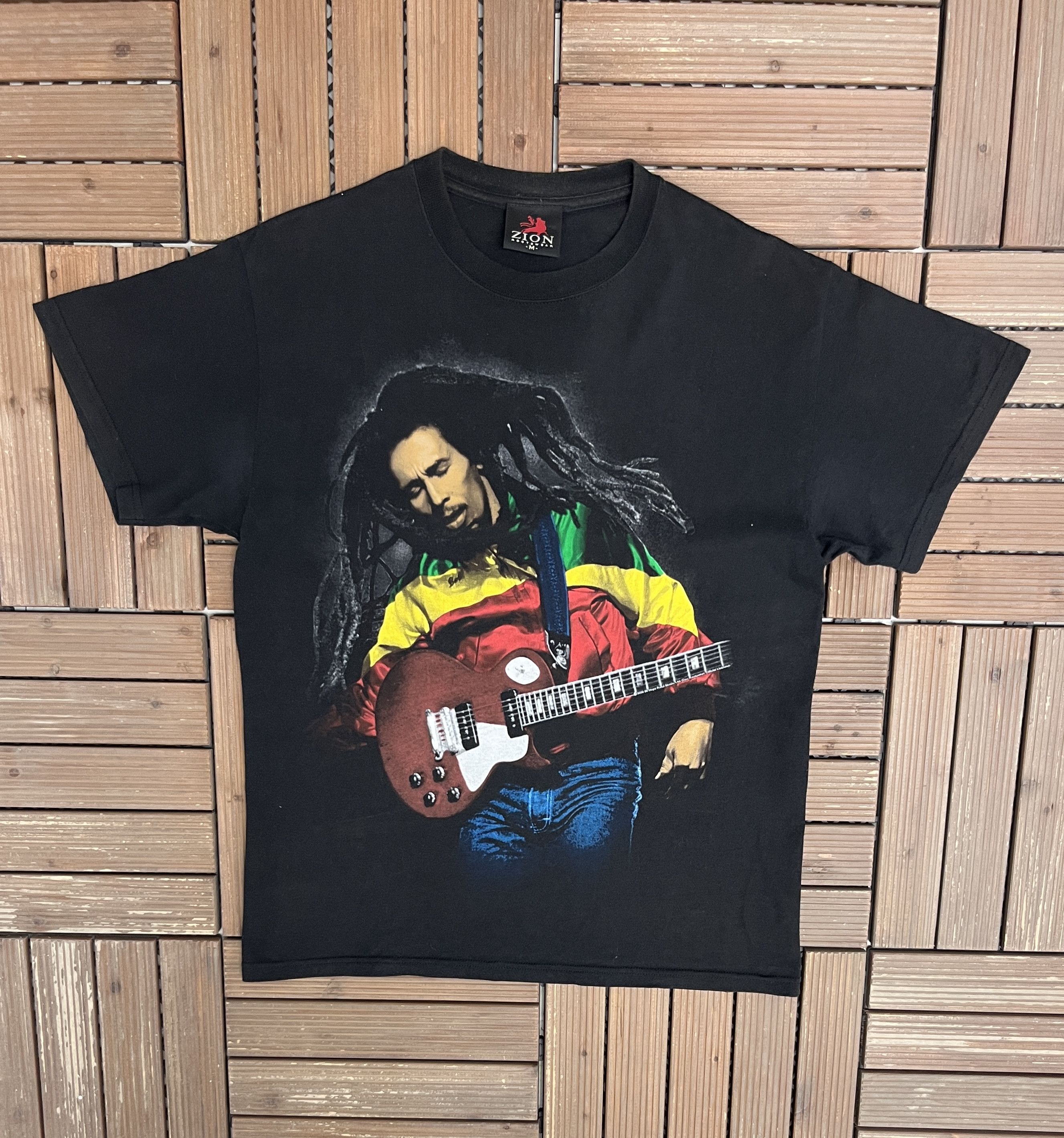 Vintage Bob Marley Vintage Black T-Shirt Tee Size US M / EU 48-50 / 2 - 1 Thumbnail