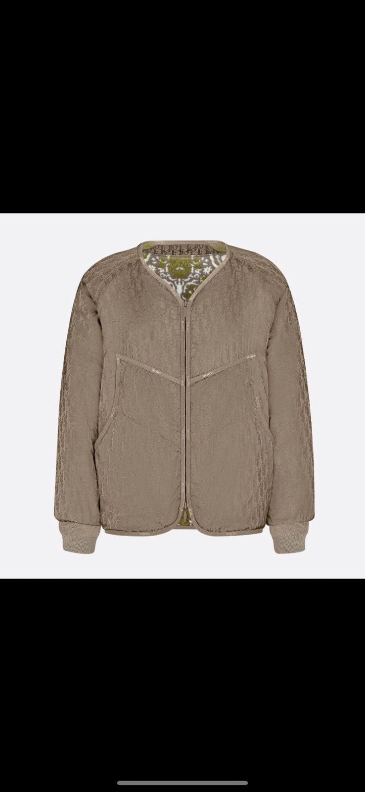 Dior Dior Reversible Blouson with Chestnut Motif Size US M / EU 48-50 / 2 - 2 Thumbnail