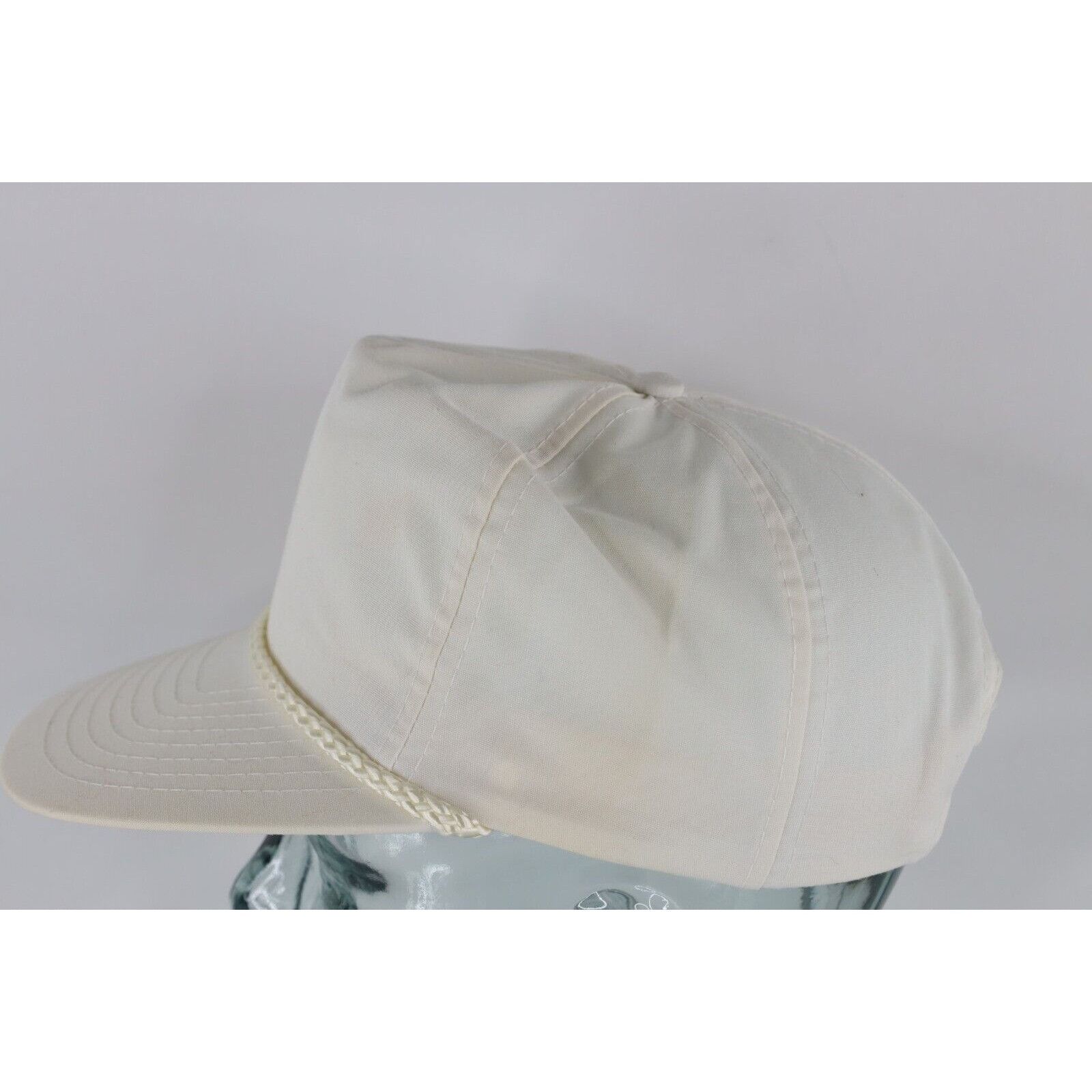 Vintage Deadstock Vintage 90s Streetwear Roped Zipper Strapback Hat Size ONE SIZE - 3 Thumbnail