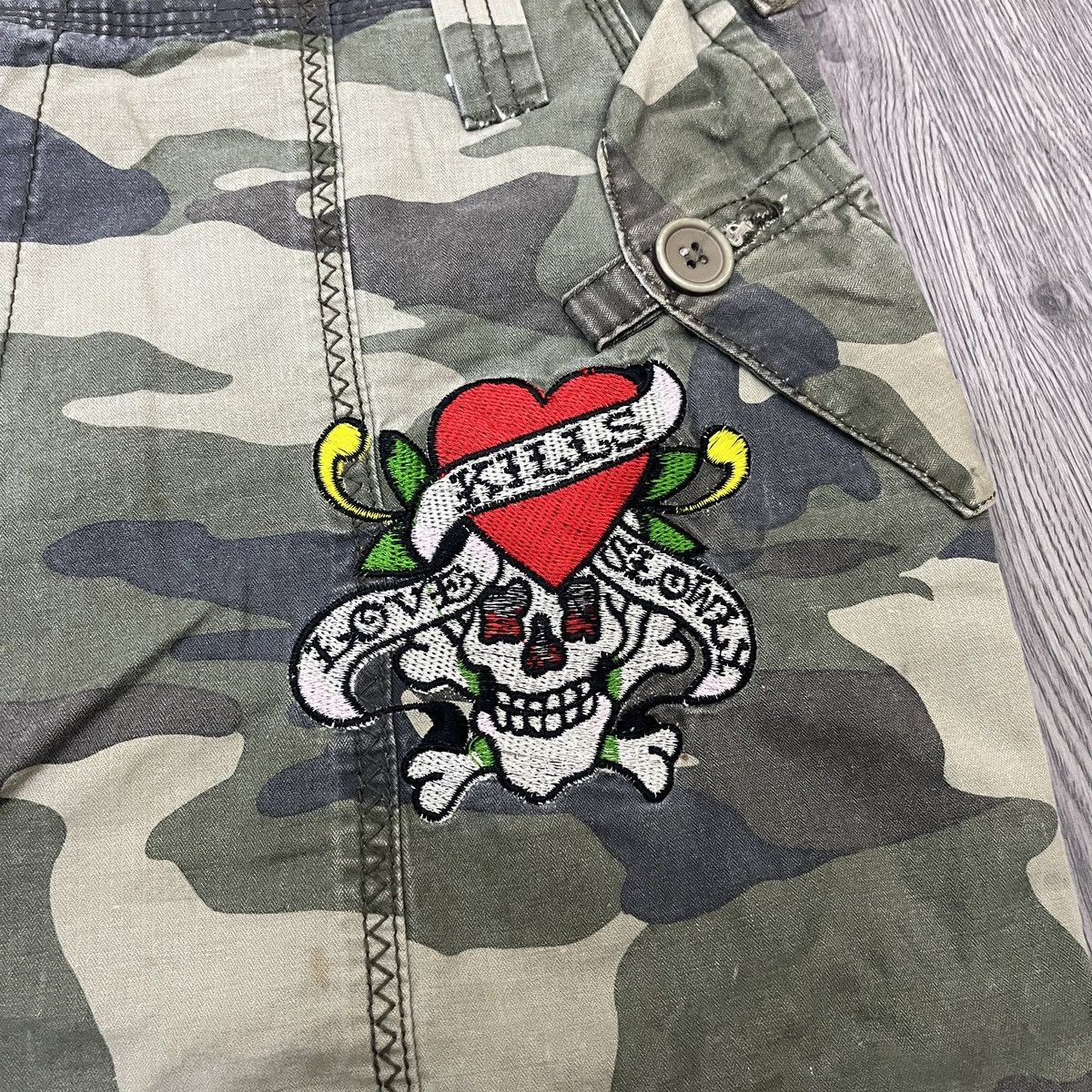 Ed Hardy Camo Cargo Ed Hardy Embroidery Skull Love Size US 34 / EU 50 - 7 Thumbnail