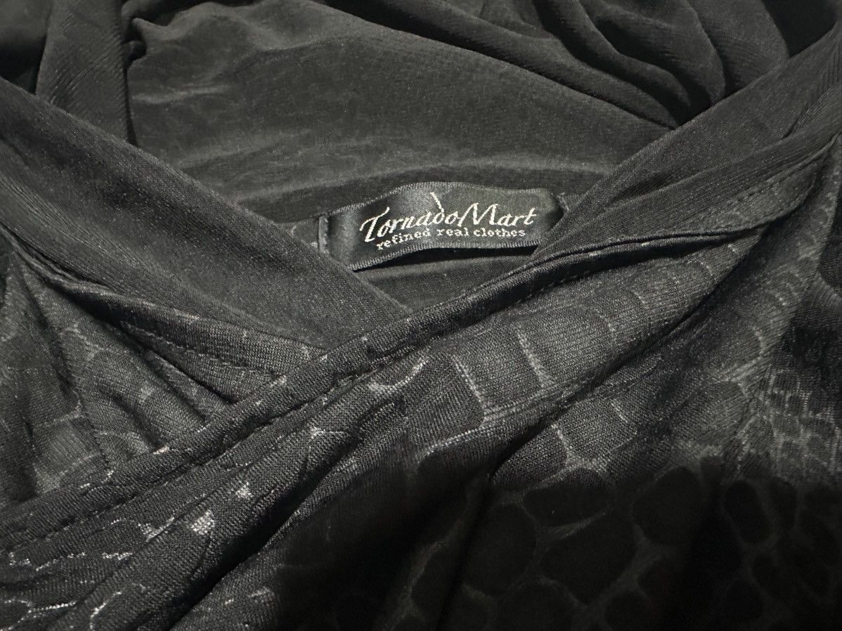 Tornado Mart 🔥Sick Y2K Tornado Mart Reptile Draped Asymmetric Ls Shirt Size US M / EU 48-50 / 2 - 10 Thumbnail