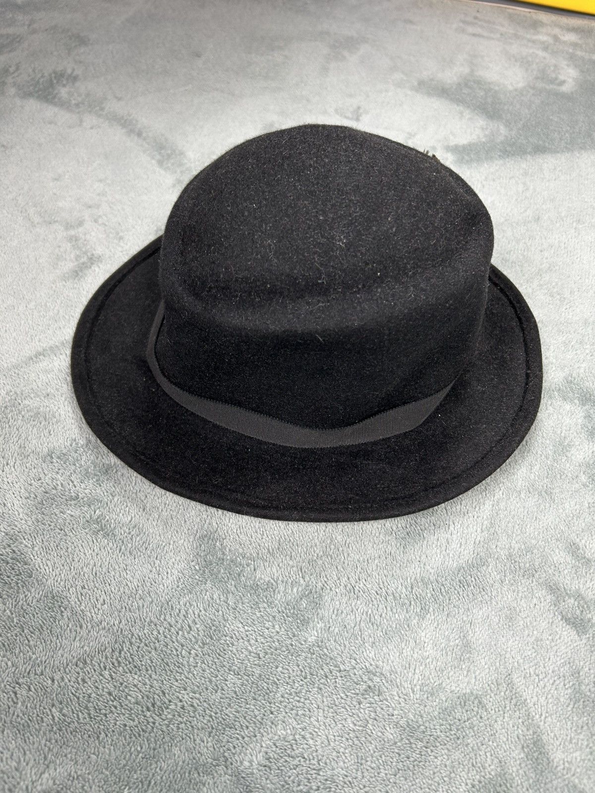 Yohji Yamamoto Yohji Yamamoto Pour Homme Wool Felt Fedora Hat Size ONE SIZE - 4 Thumbnail