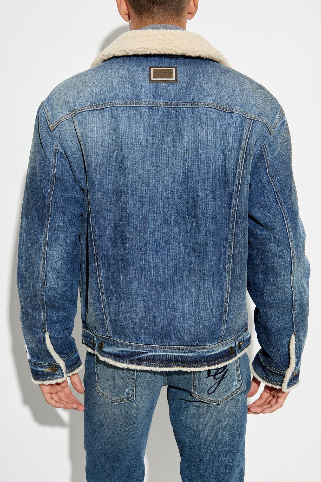 Dolce & Gabbana o1s22i1n0225 Denim Jacket in Blue Size US M / EU 48-50 / 2 - 4 Thumbnail