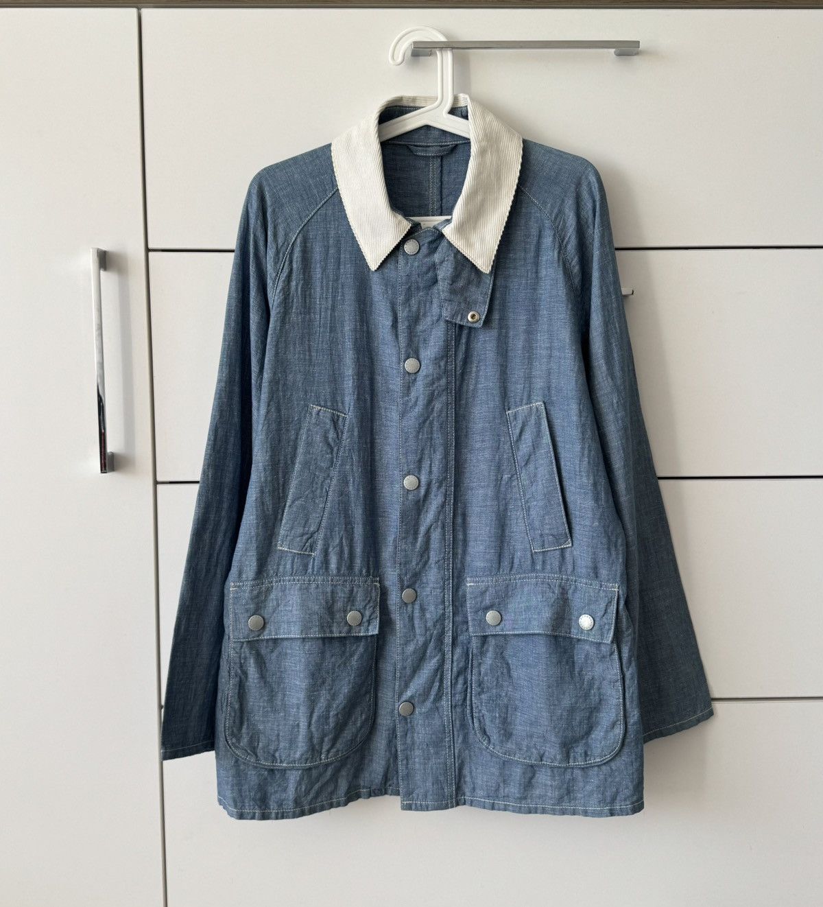 Barbour Barbour Bedale Linen Cotton Blend Jacket Size US M / EU 48-50 / 2 - 1 Thumbnail