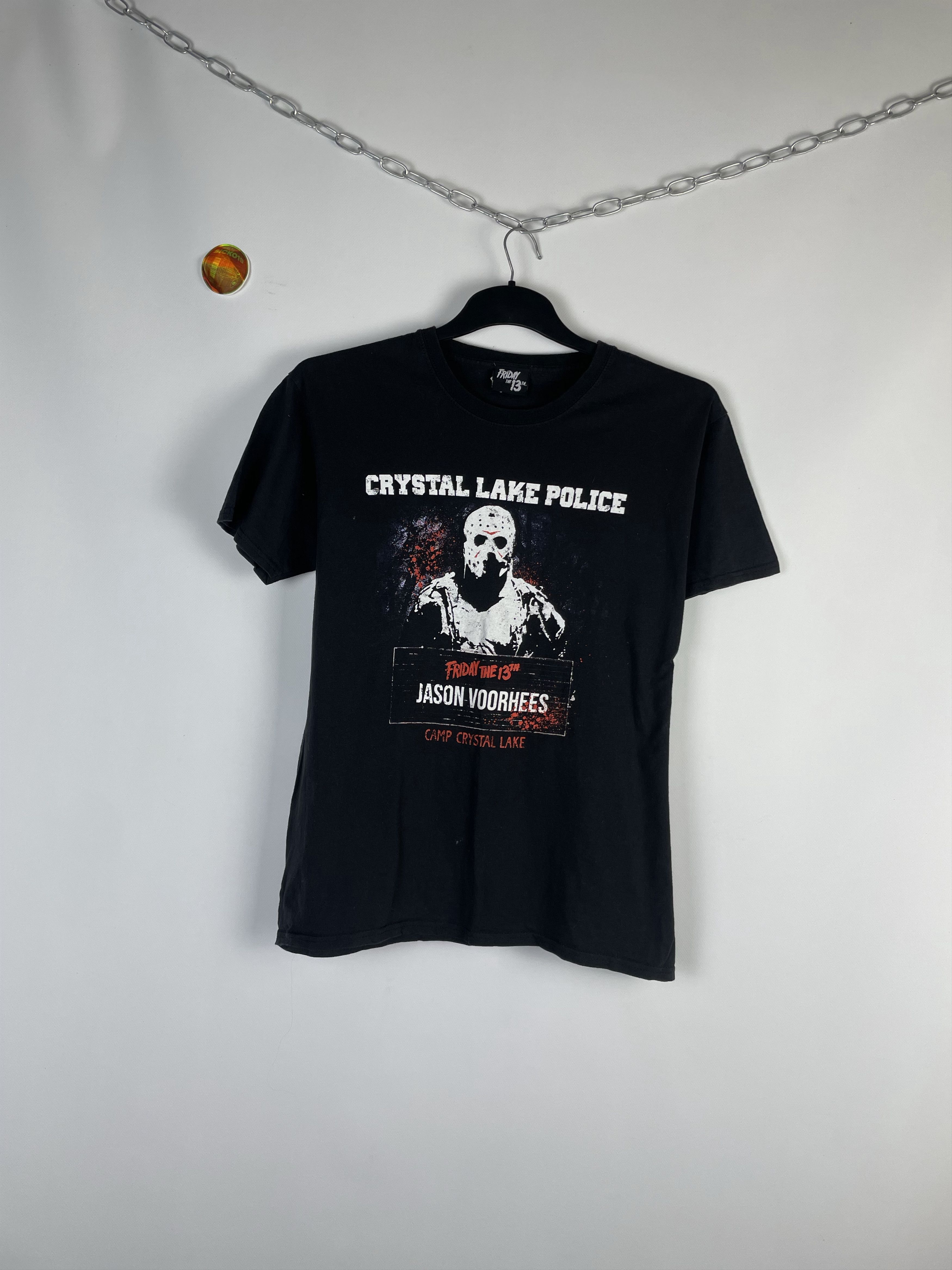 Band Tees Vintage Y2K FRIDAY THE 13 Face Blood DEAD Creepy Horror Tee Size US M / EU 48-50 / 2 - 2 Thumbnail