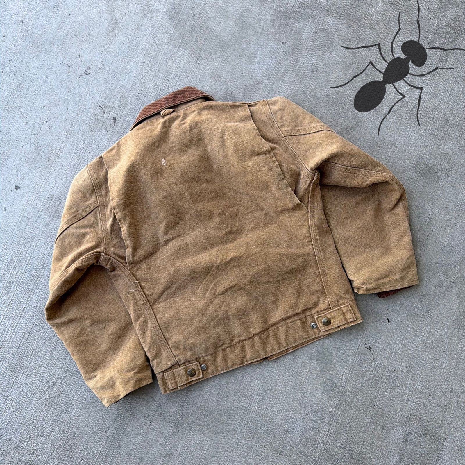 Carhartt × Vintage Carhartt YOUTH brown work wear jacket Size US XS / EU 42 / 0 - 7 Thumbnail