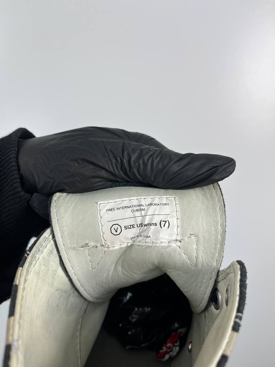 Visvim Visvim Skagway Hi Black Beige Canvas Sneakers Women’s US 7 Size US 7 / IT 37 - 3 Thumbnail
