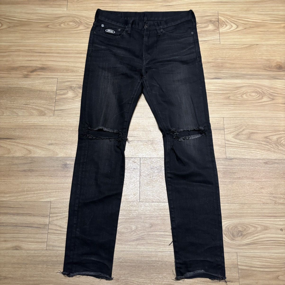 Hysteric Glamour SS06 Sample Distressed Scab Denim | Grailed