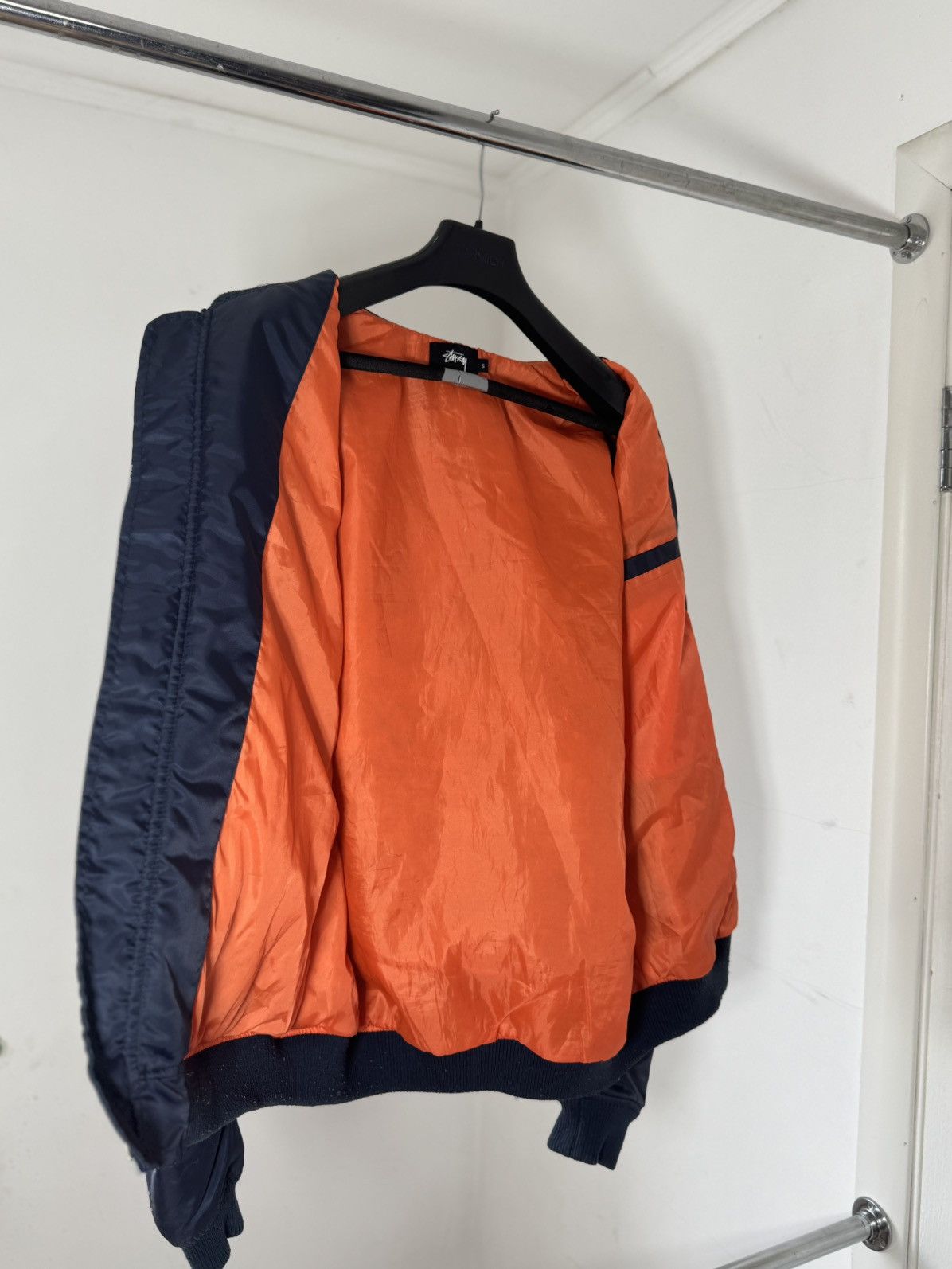 Stussy Stussy Nylon Aviator Blue Orange Bomber Small Size US S / EU 44-46 / 1 - 10 Thumbnail