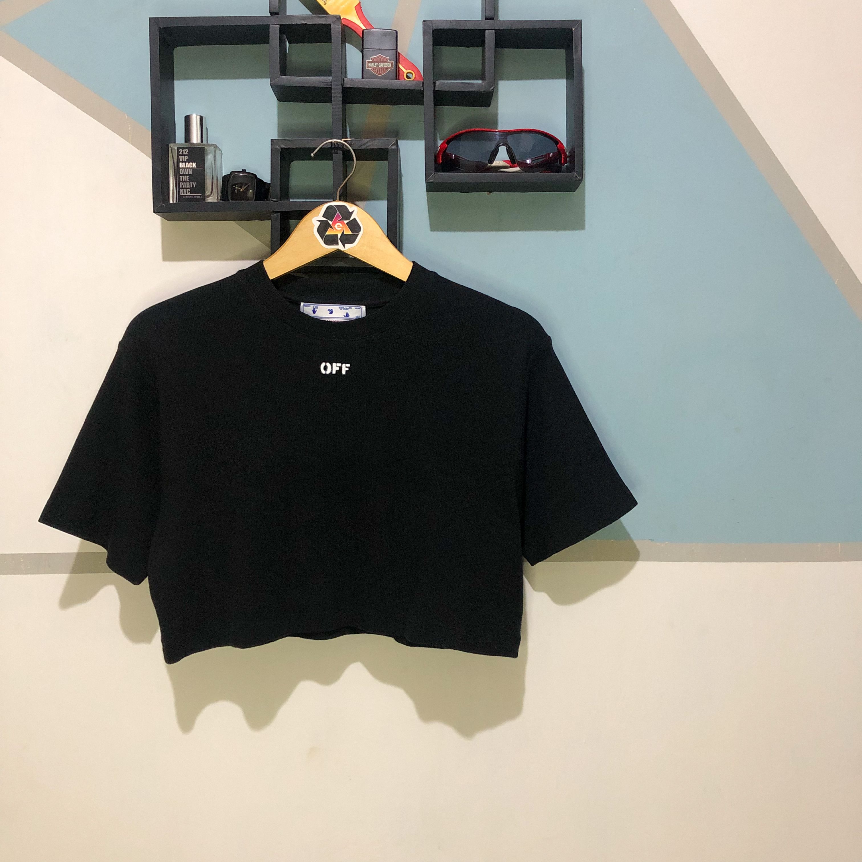 Off-White Off-White Stamp Rib Crop Top Size XS / US 0-2 / IT 36-38 - 2 Thumbnail