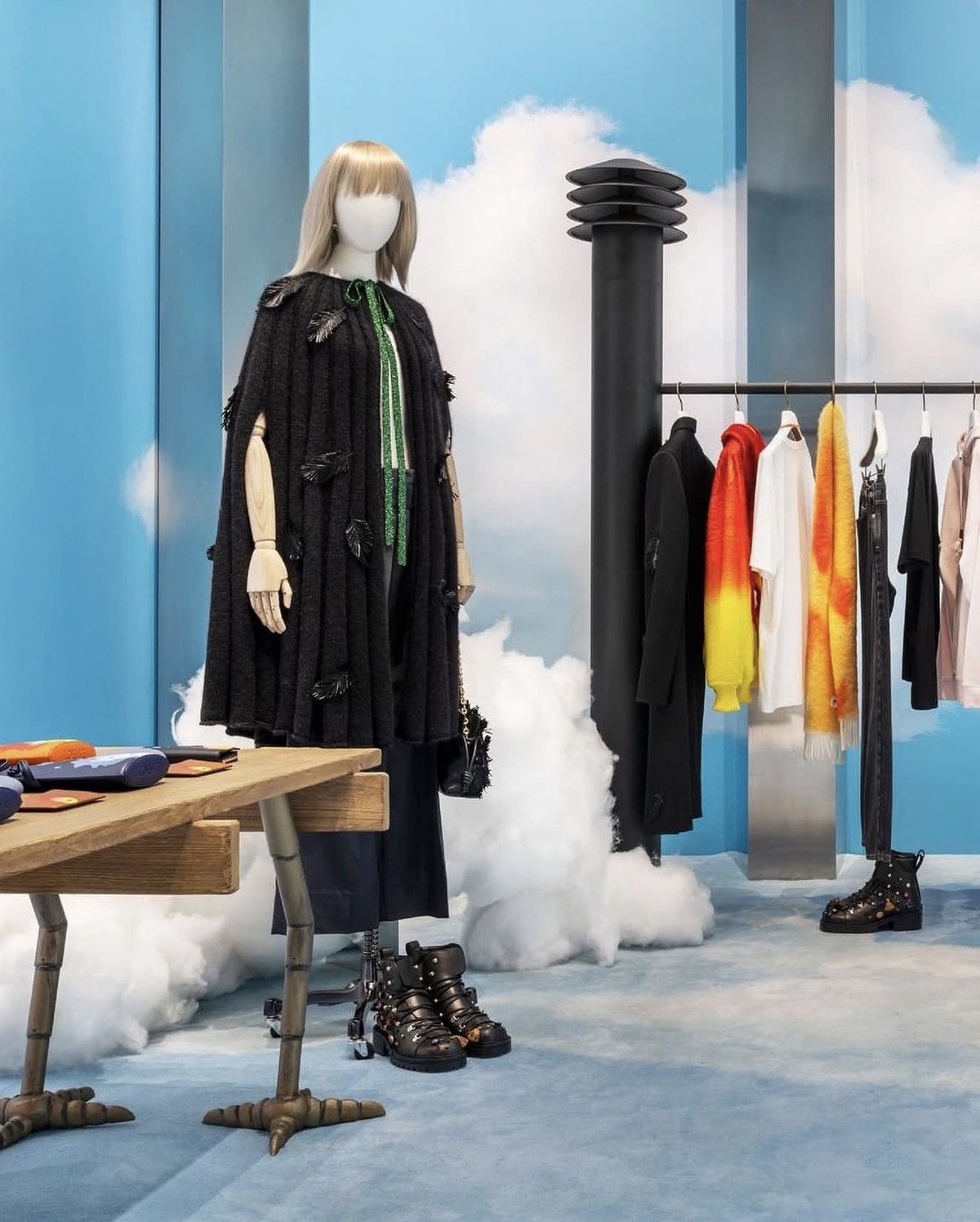 Loewe Loewe x Studio Ghibli Calcifer Shearling Leather Jacket Size US M / EU 48-50 / 2 - 21 Thumbnail