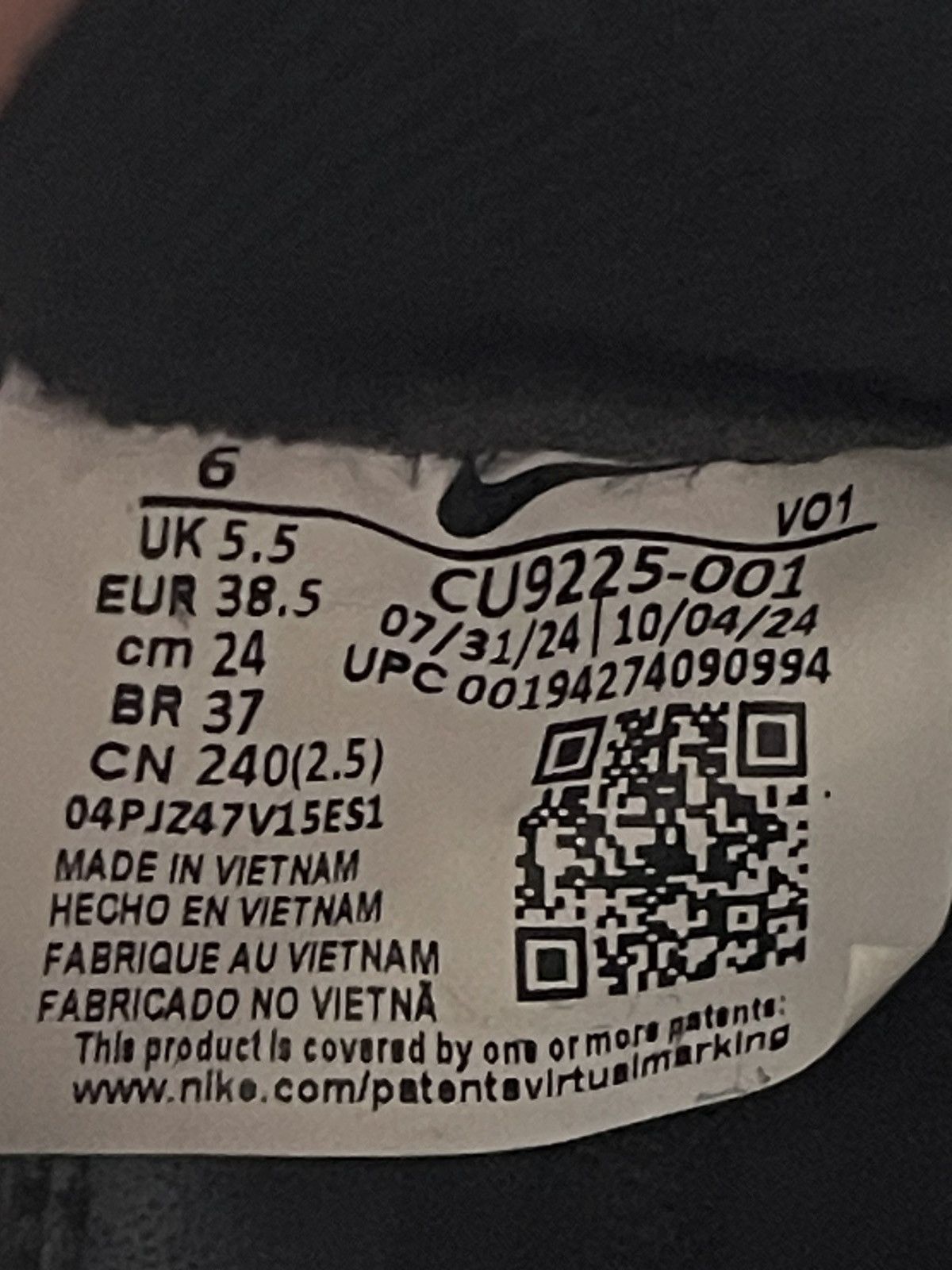 Nike × Supreme *New* Supreme x Nike Air Force 1 Low SP Black Size US 6 / EU 39 - 6 Thumbnail