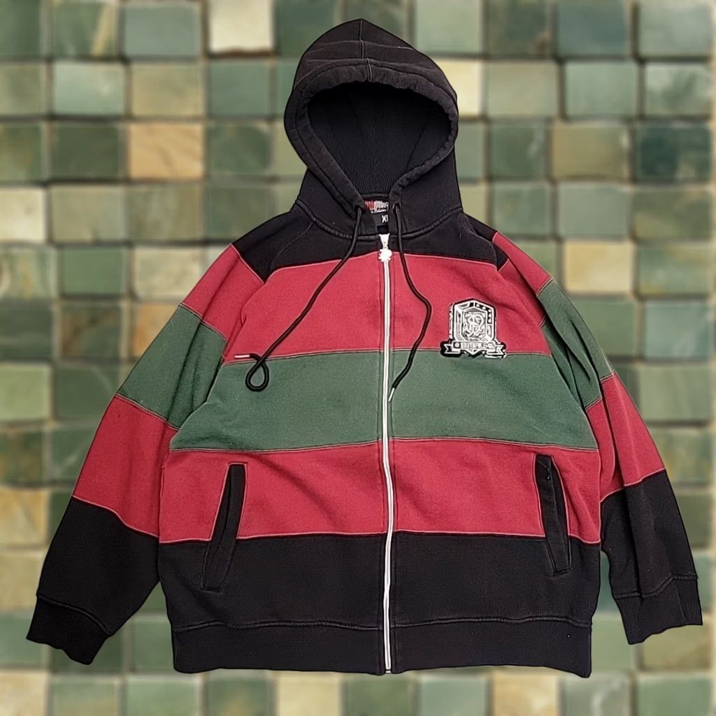 Southpole South Pole Hoodie Women XL Black Red Green Colorblock Hooded Retro Street Skate Outdoor Modern Casual Fashion Hoodie Size XL / US 12-14 / IT 48-50 - 1 Thumbnail