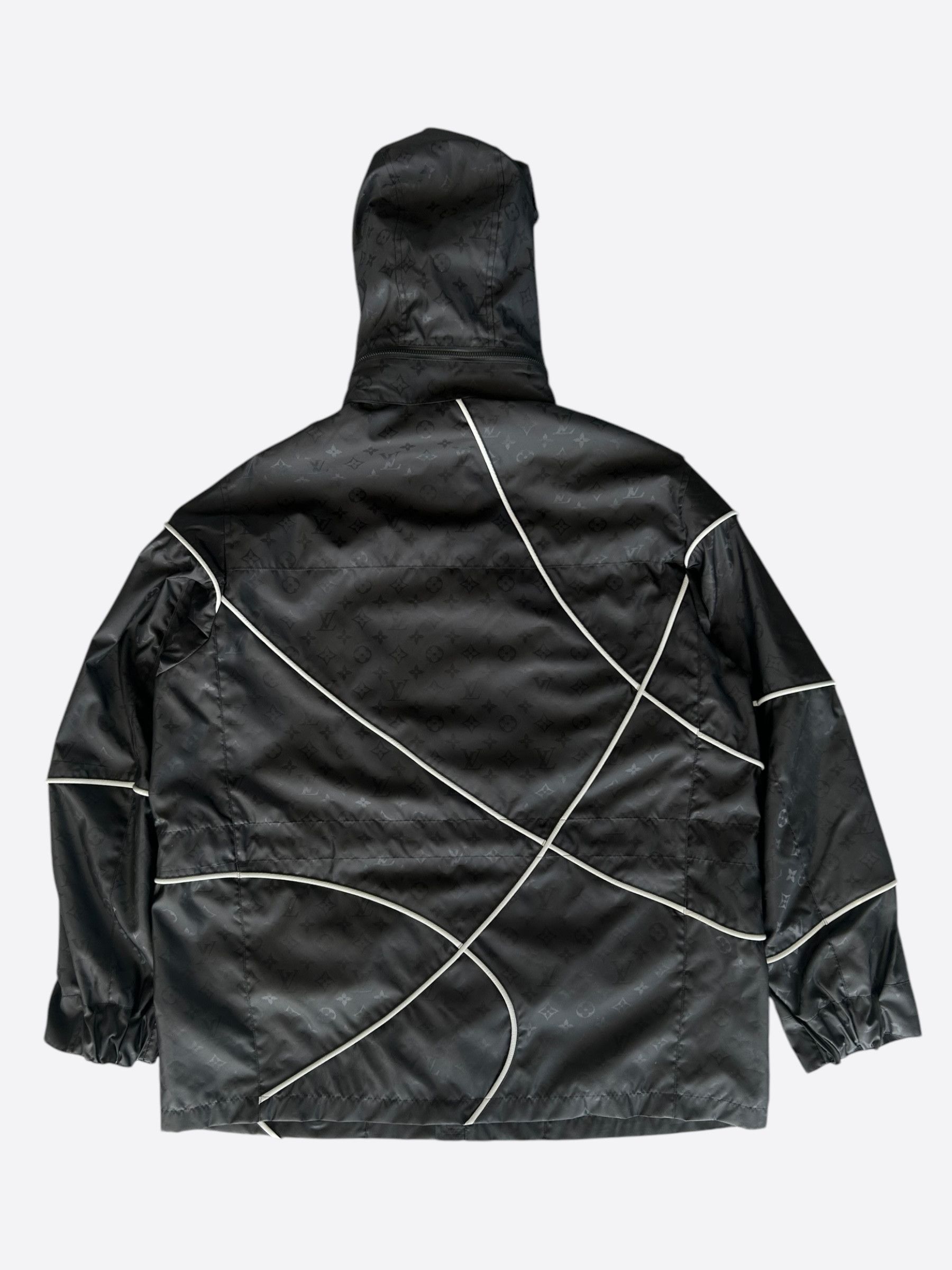 Louis Vuitton Louis Vuitton NBA Black Monogram Jacket Size US XL / EU 56 / 4 - 2 Thumbnail