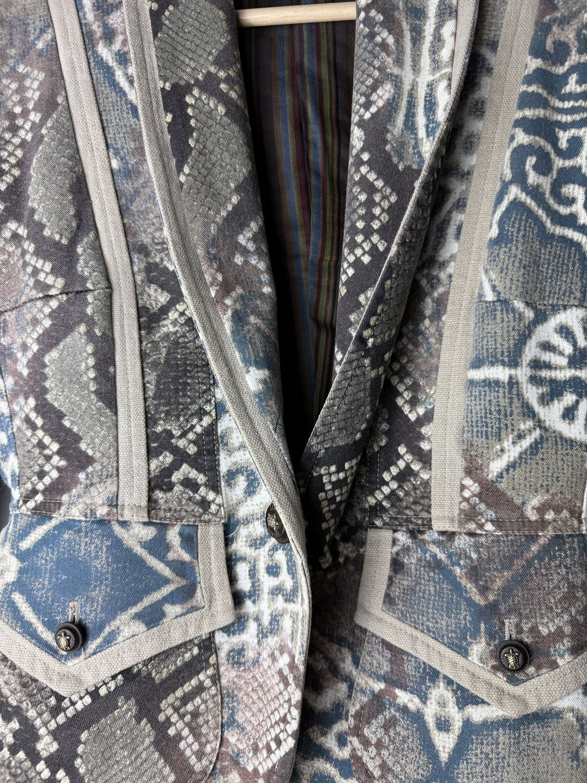 Just Cavalli Just Cavalli Multi-Snakeskin Blazer Size M / US 6-8 / IT 42-44 - 6 Thumbnail