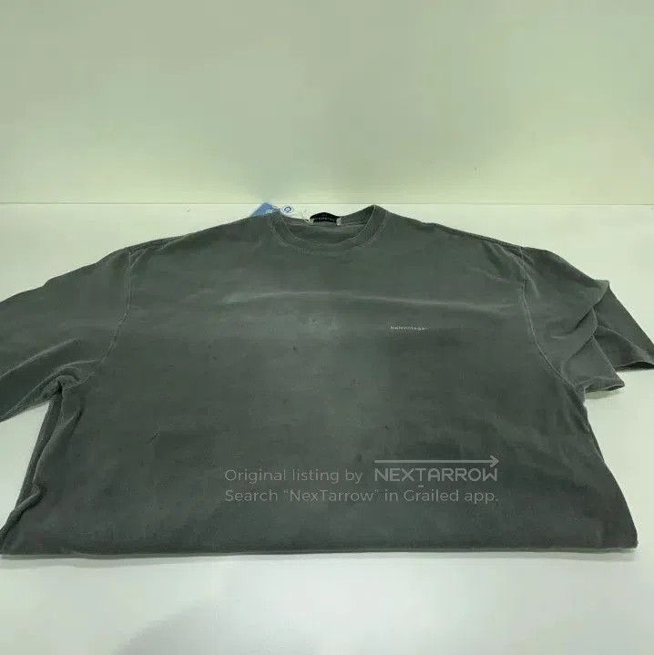 Balenciaga Balenciaga Casual Gray Short Sleeve T. Size US XS / EU 42 / 0 - 4 Thumbnail