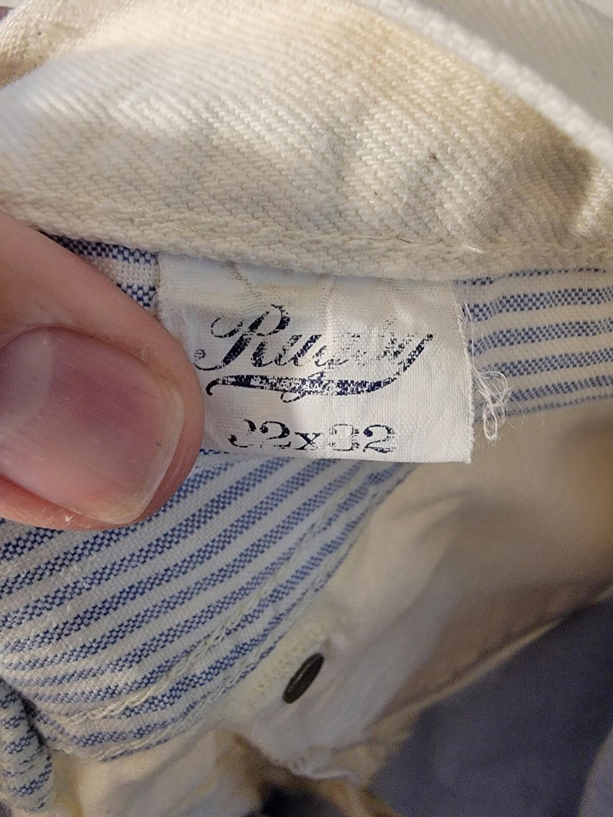 Rugby Ralph Lauren Vintage Rugby by Polo Ralph Lauren White Denim Jeans 32/32 Size US 32 / EU 48 - 6 Thumbnail