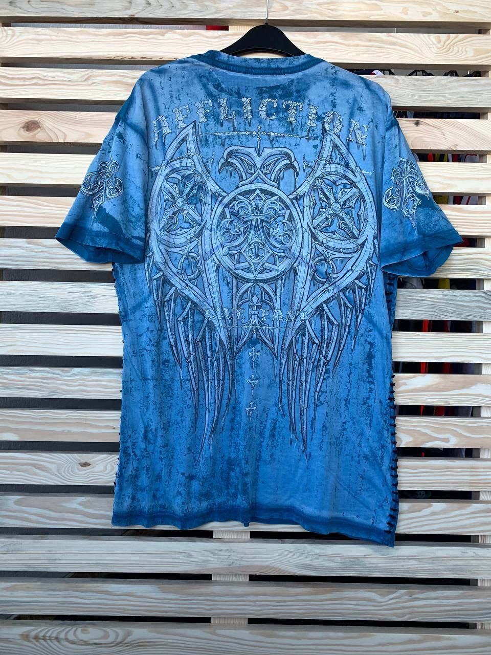 Affliction AFFLICTION CRAZY Y2K PRINTED 90s ERA T SHIRT Size US M / EU 48-50 / 2 - 1 Thumbnail
