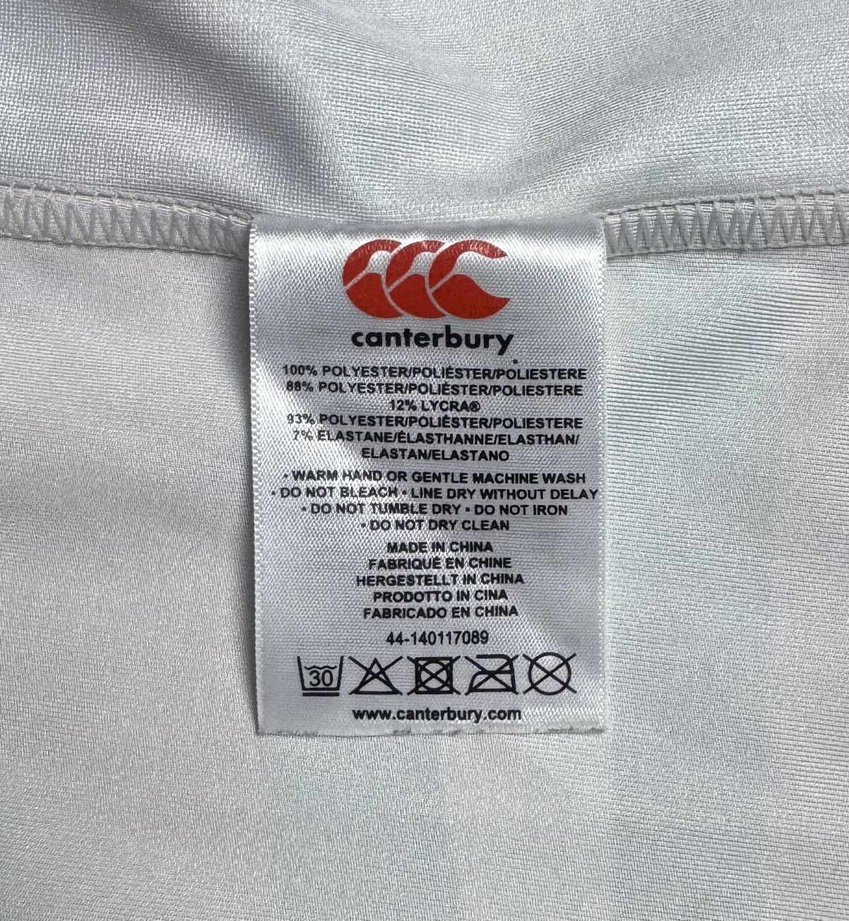 Canterbury of New Zealand Leicester Tigers 2012 2013 Rugby Shirt Jersey Canterbury Size US L / EU 52-54 / 3 - 11 Thumbnail