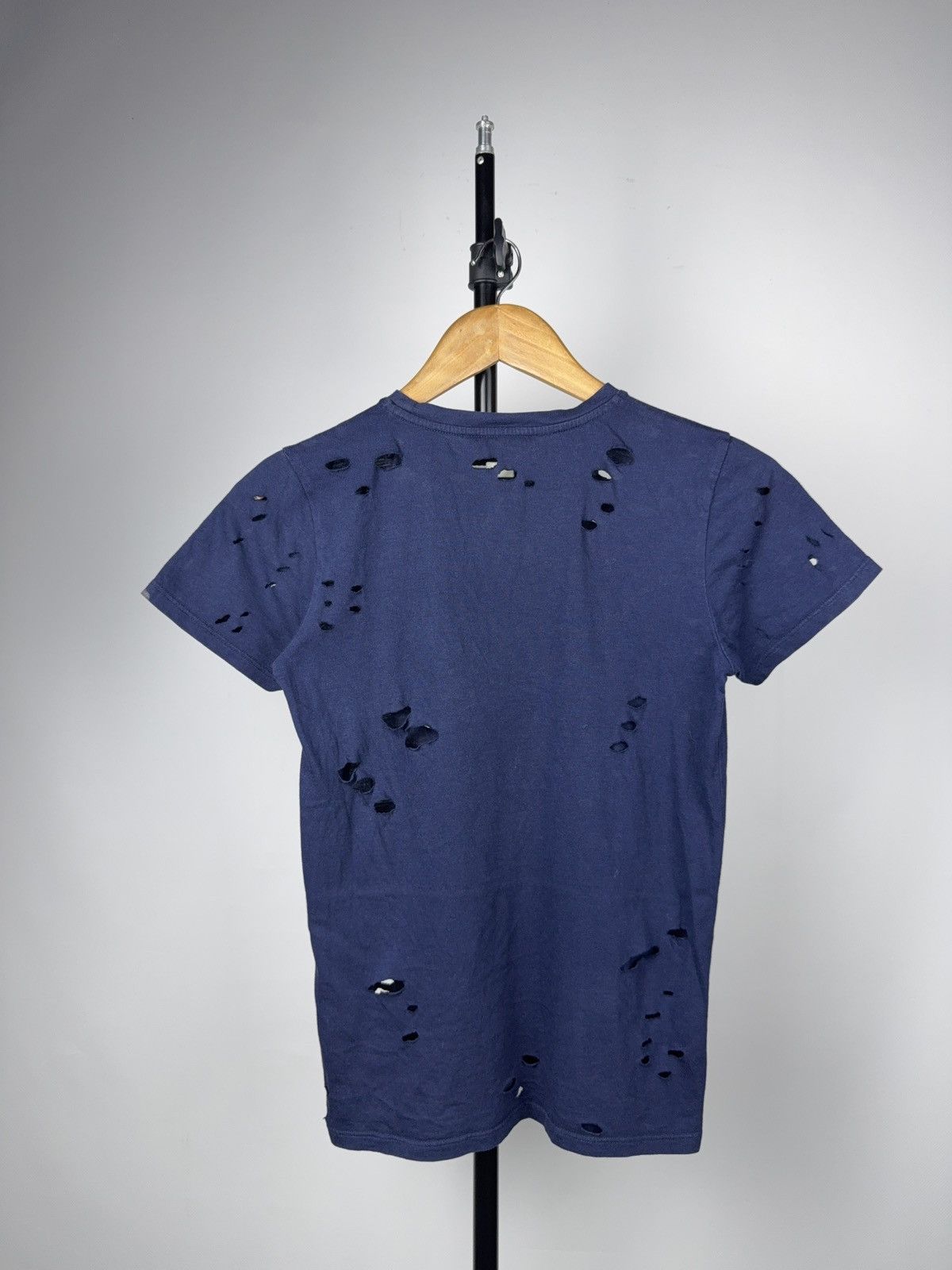 Gucci 00s Gucci Distressed Pocket Tee Archive Ripped Made in Italy Size XS / US 0-2 / IT 36-38 - 15 Thumbnail