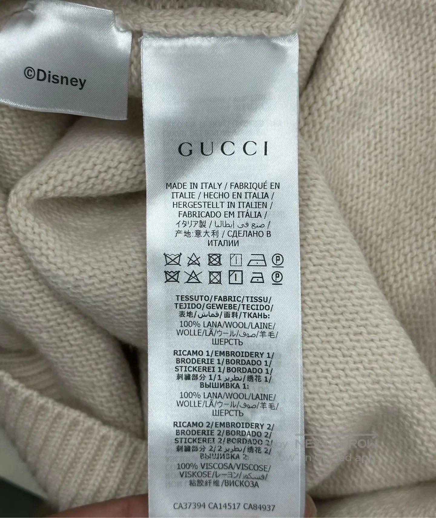 Gucci Guicci Mickey wool knitted sweater| Size S / US 4 / IT 40 - 4 Thumbnail