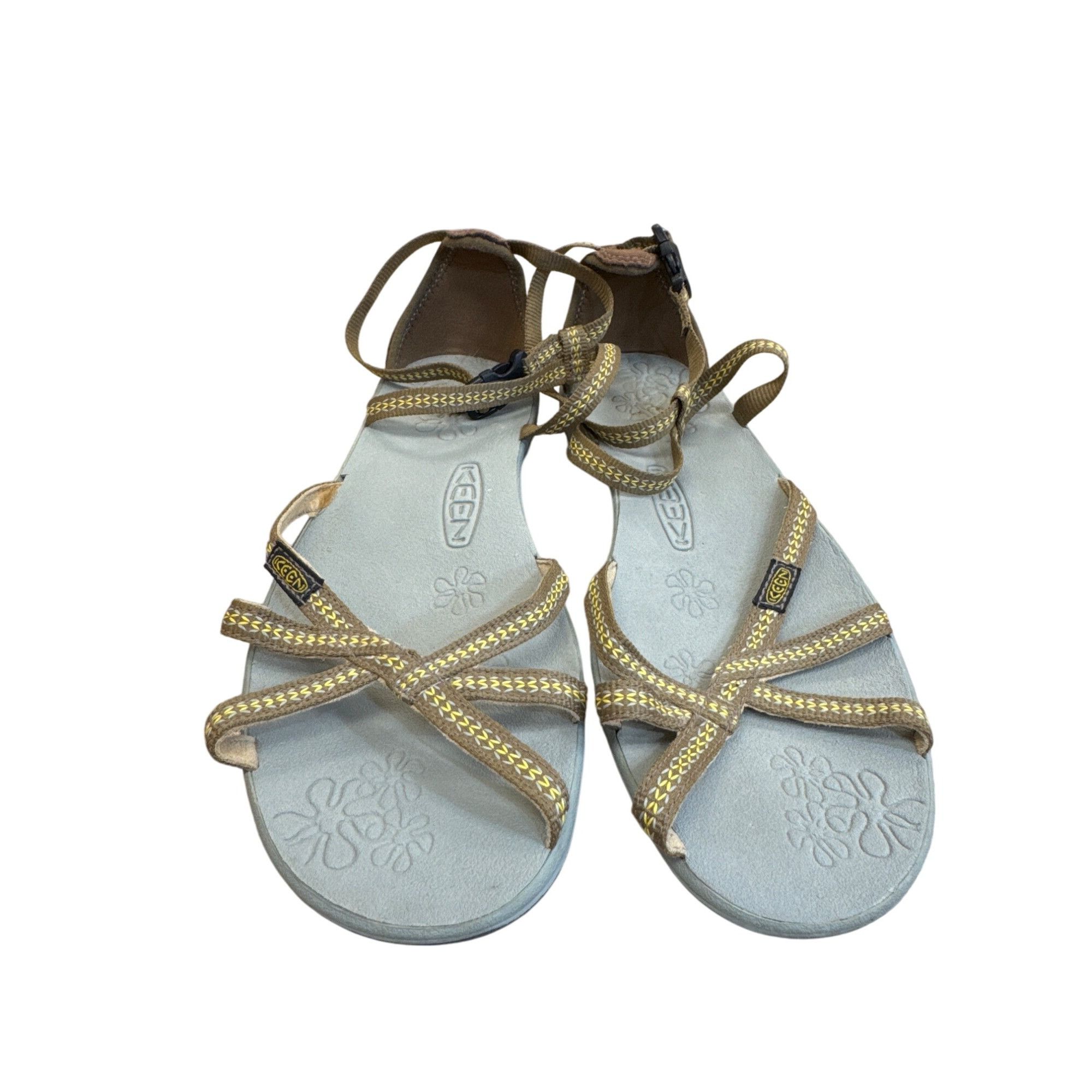 KEEN Keen Womens Ankle Strap Sandals Grey Yellow SKU8087 Size US 9 / IT 39 - 5 Thumbnail