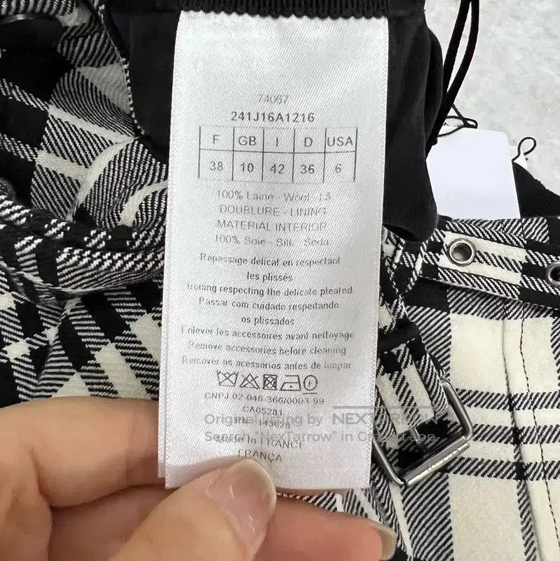 Dior Dior Multicolor Cotton Pleated Mini Skirt . Size 24" / US 00 / IT 34 - 4 Thumbnail