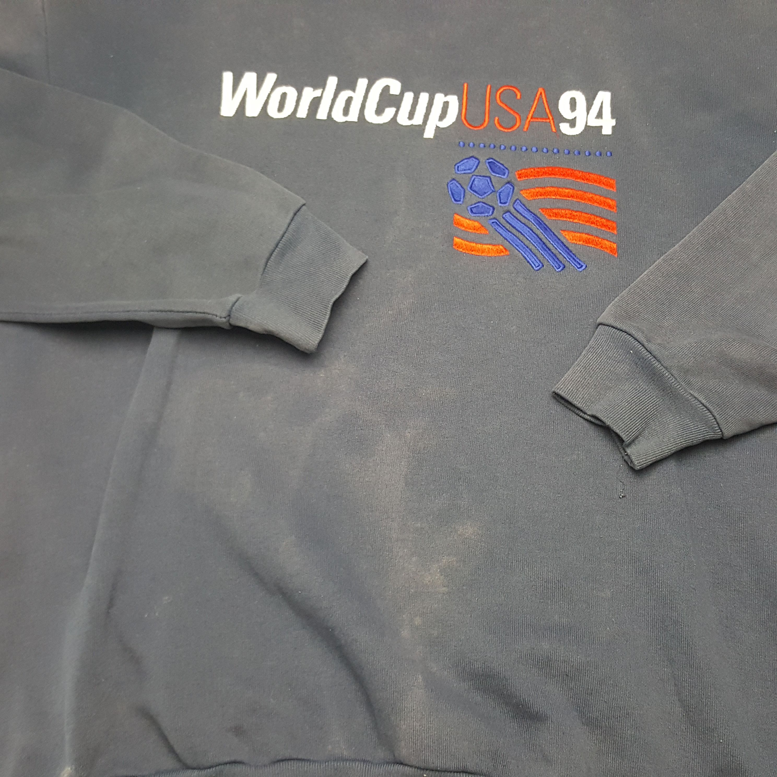 USA Olympics × Vintage Vintage Worldcup USA 94 Embroidery Sweatshirt Size US L / EU 52-54 / 3 - 6 Thumbnail