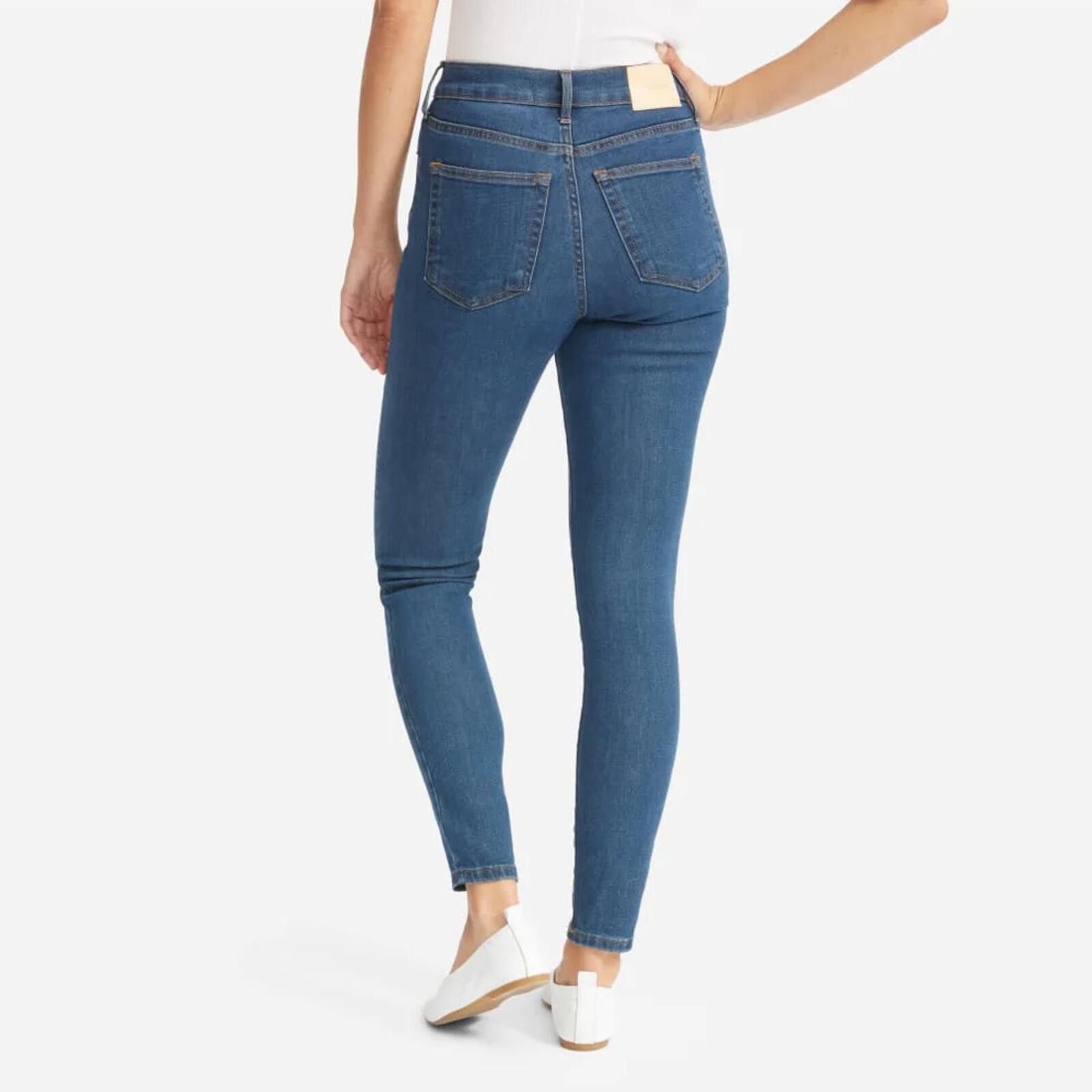 Everlane Women's Everlane Authentic Stretch High-Rise Skinny - 27R Size 27" / US 4 / IT 40 - 2 Thumbnail