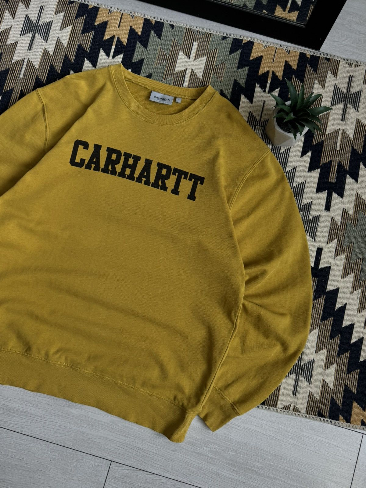 Carhartt Vintage Carhartt College Logo Sweatshirt Size US L / EU 52-54 / 3 - 3 Thumbnail