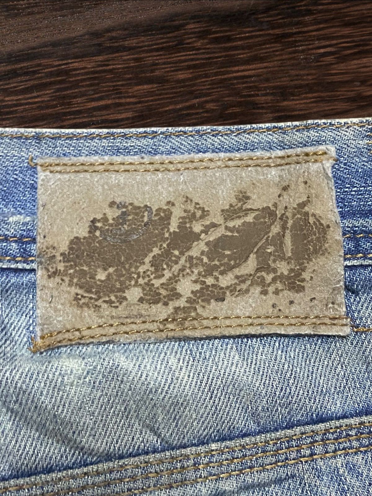Rhude × Zara Vintage Reg Trademark Zara Jeans Distressed Loose Jeans Size US 33 - 17 Thumbnail