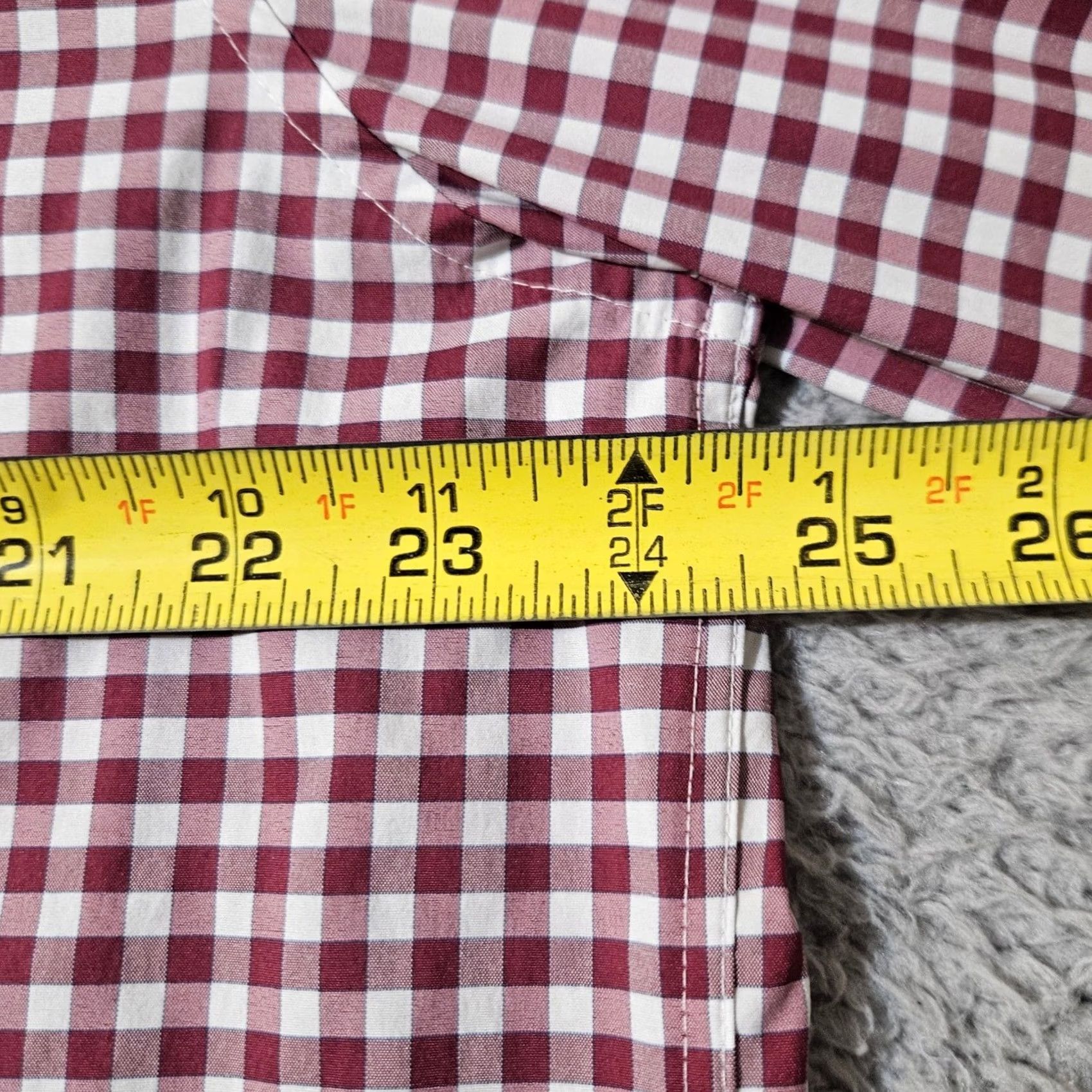 Vineyard Vines Vineyard Vines Mens XL Red Plaid Performance Stretch Classic Fit Whale Shirt Long Sleeve Size US XL / EU 56 / 4 - 8 Thumbnail