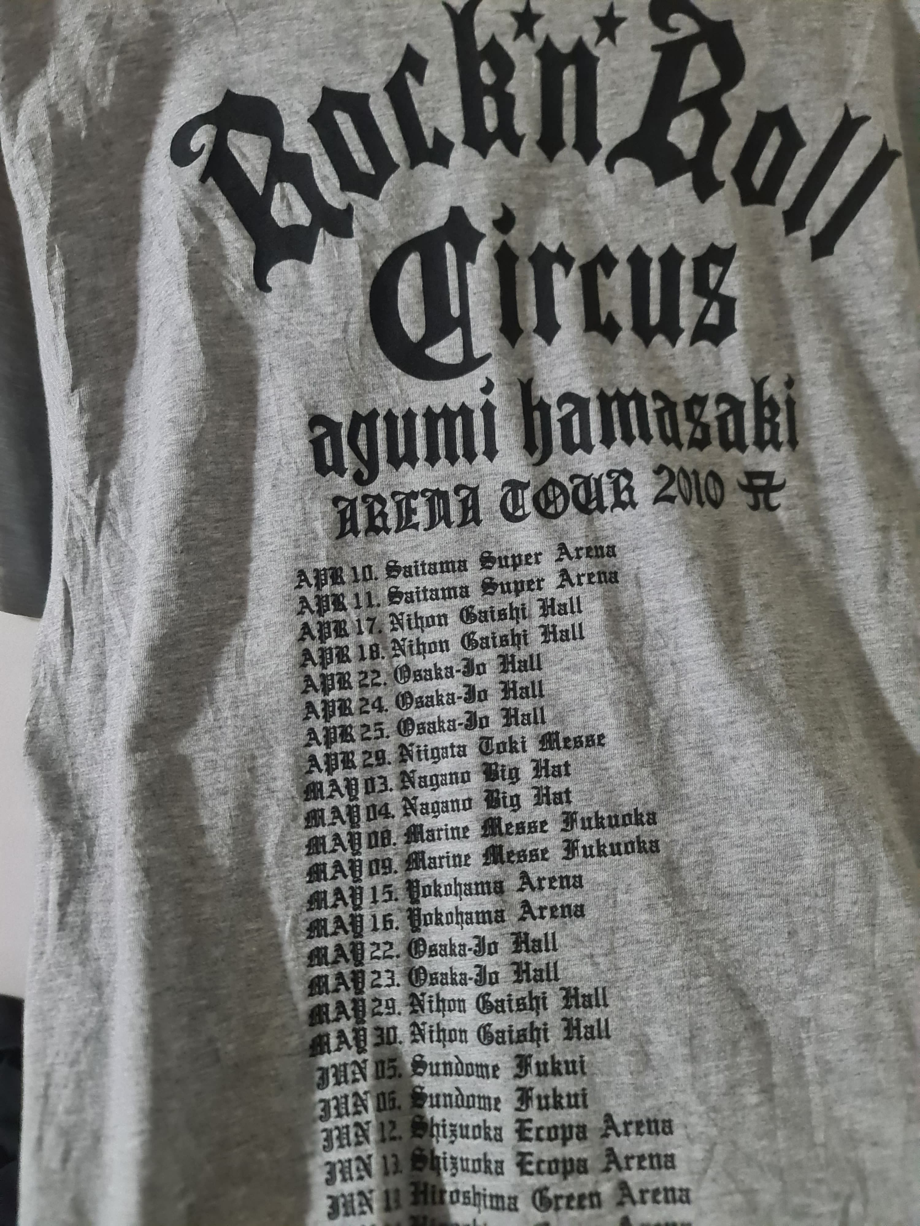Band Tees × Japanese Brand × Vintage Vintage 2010 Ayumi Hamasaki Rock N Roll Tour Final Promo Size US L / EU 52-54 / 3 - 5 Thumbnail