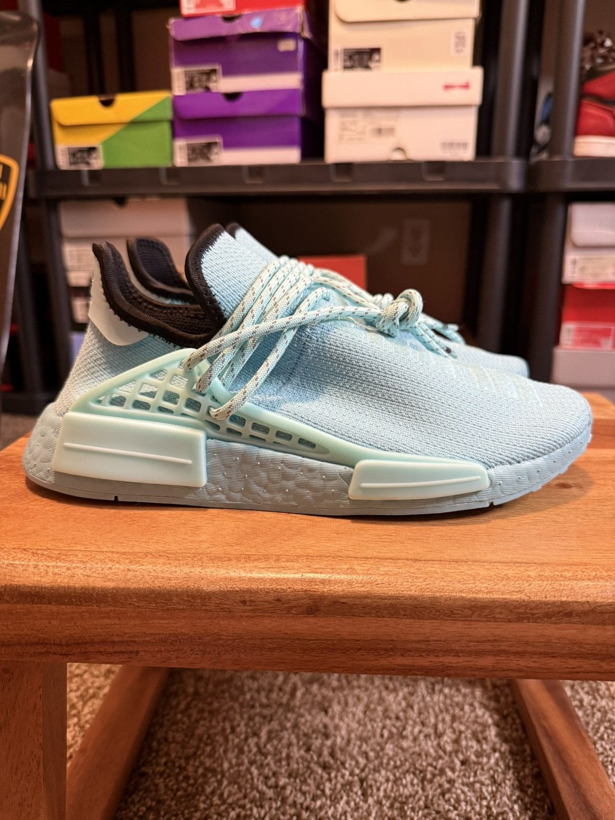 Adidas Pharrell HU NMD Clear Aqua