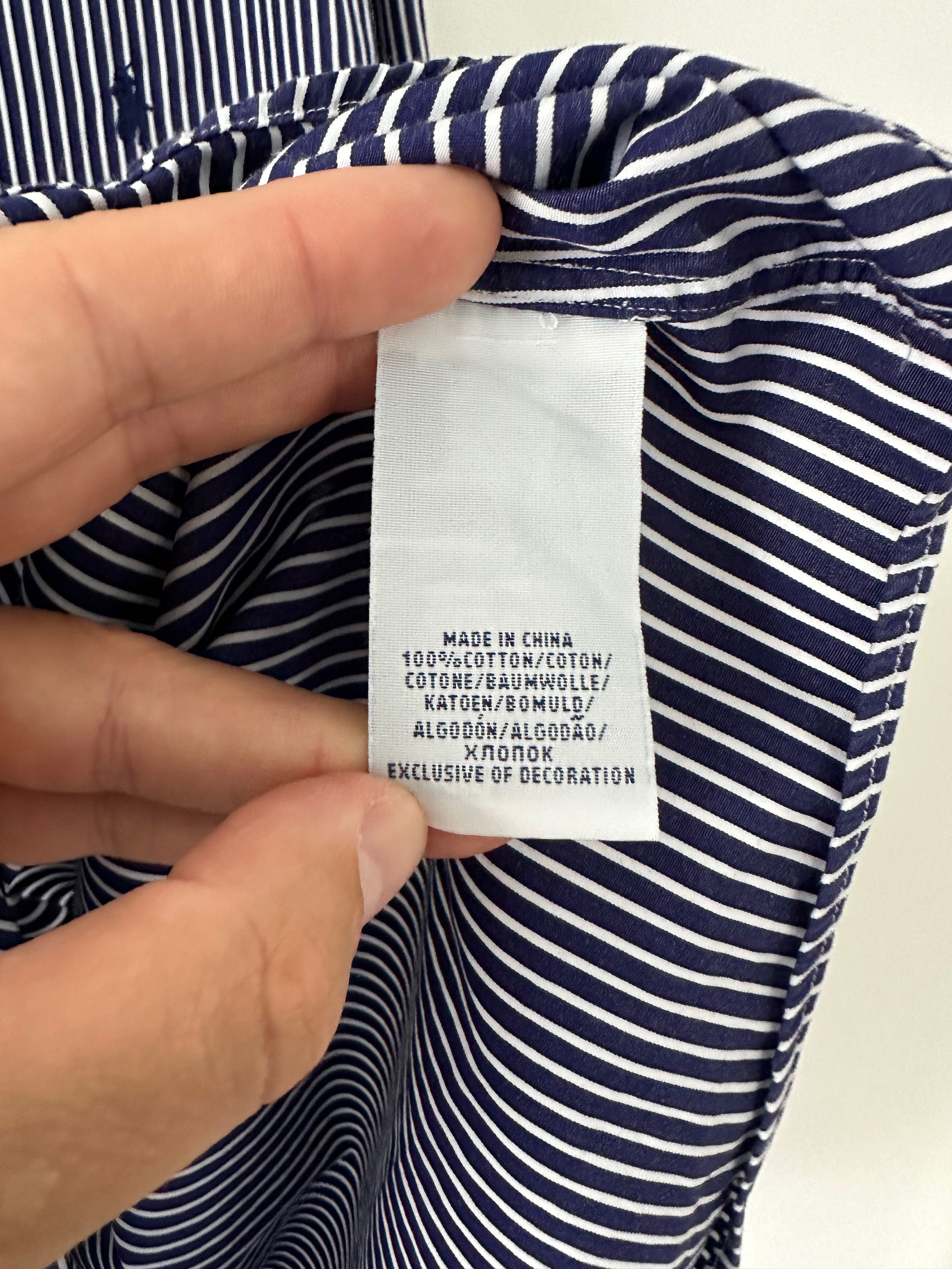 Polo Ralph Lauren POLO Ralph Lauren dress shirt striped blue Size US XL / EU 56 / 4 - 6 Thumbnail