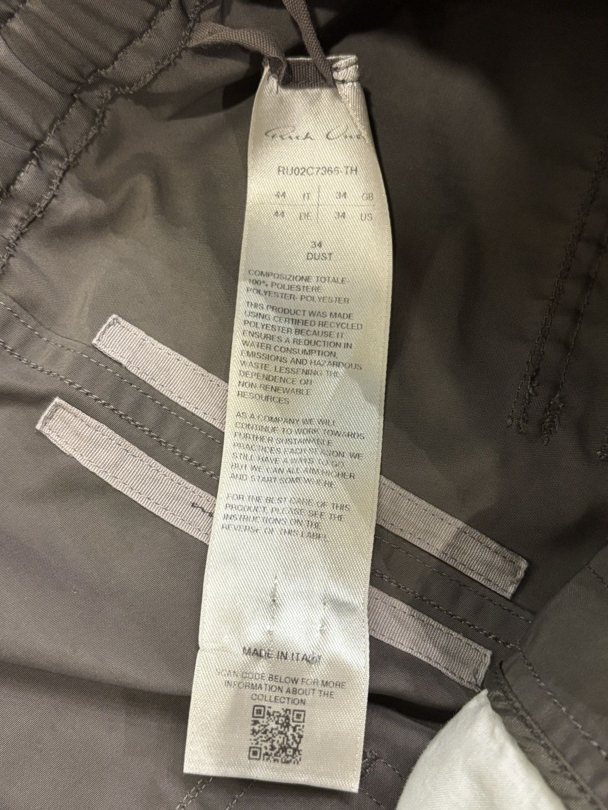 Rick Owens Rick Owens Wide Bela Dust Pants Size US 28 / EU 44 - 4 Thumbnail