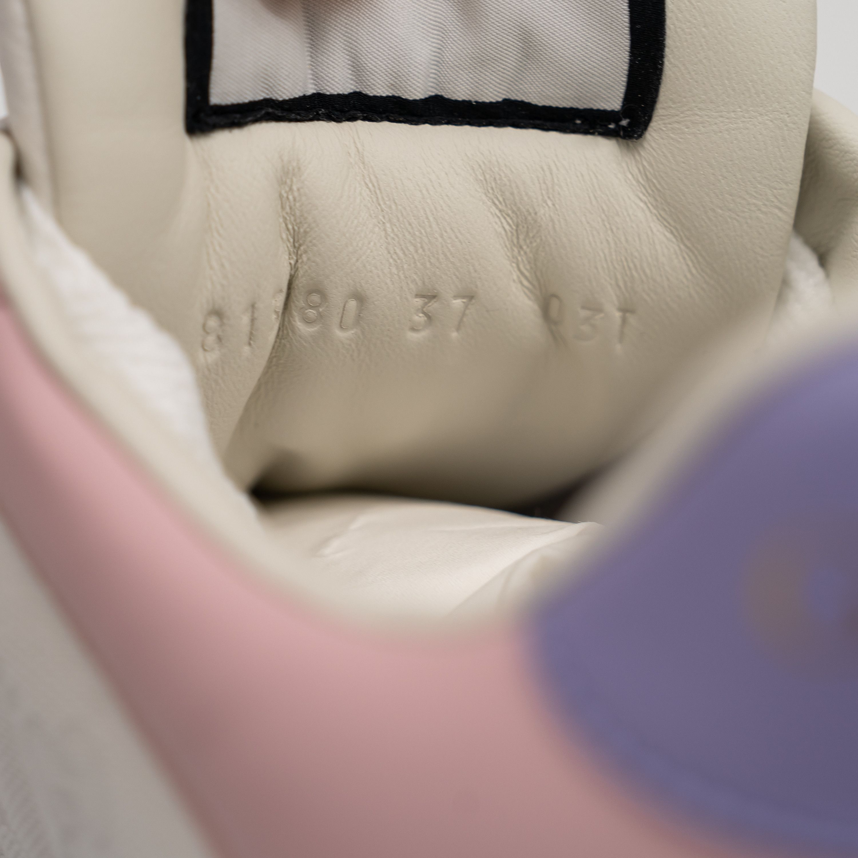 Gucci 7 US Gucci Double Screener Pink Puple Leather Sneakers GG Size US 7 / IT 37 - 11 Thumbnail
