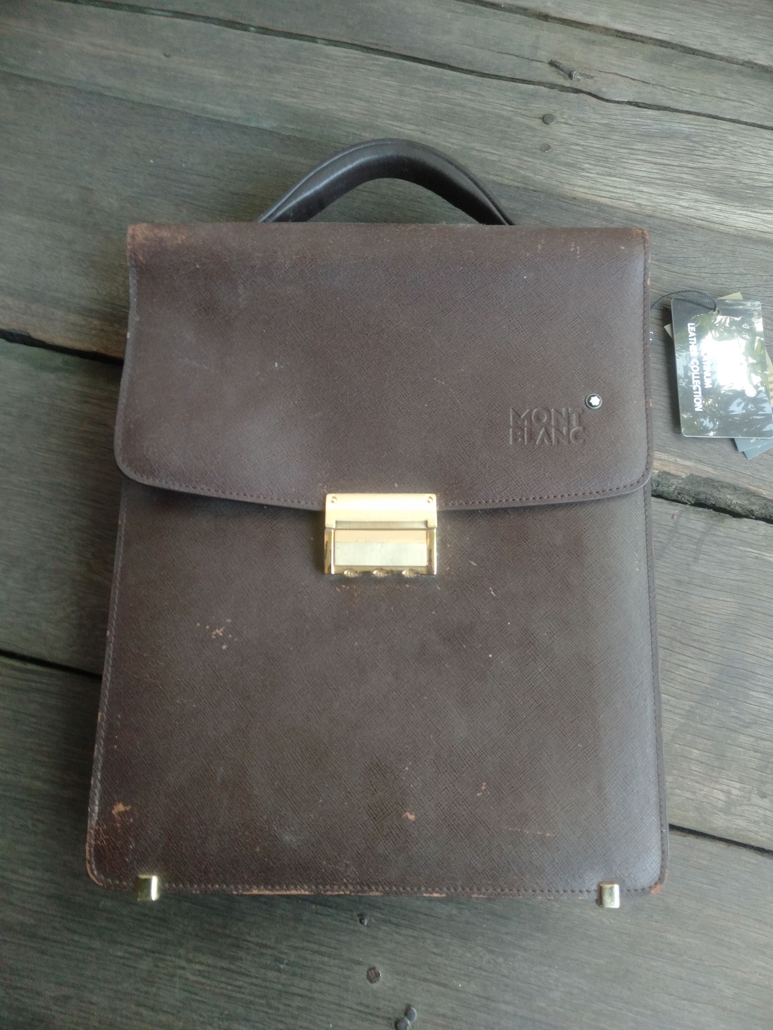Montblanc Montblanc Men's shoulder bag in brown leather Size ONE SIZE - 12 Thumbnail