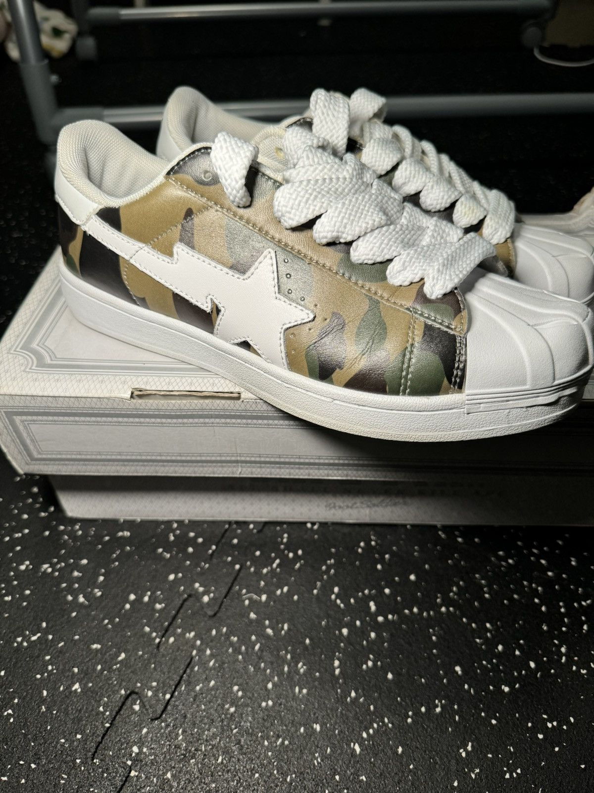 Bape 1ST CAMO SKULL STA M1 Size US 7 / EU 40 - 1 Thumbnail