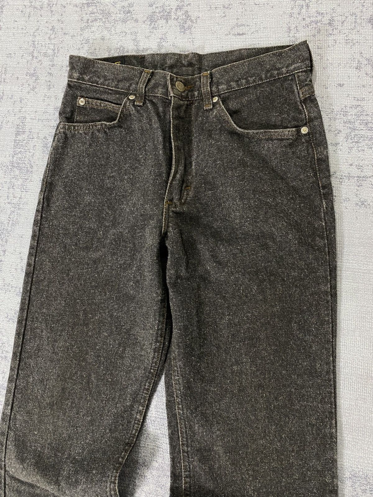 Lee Vintage 90s lee stoneblack reguler jeans Size US 28 / EU 44 - 5 Thumbnail