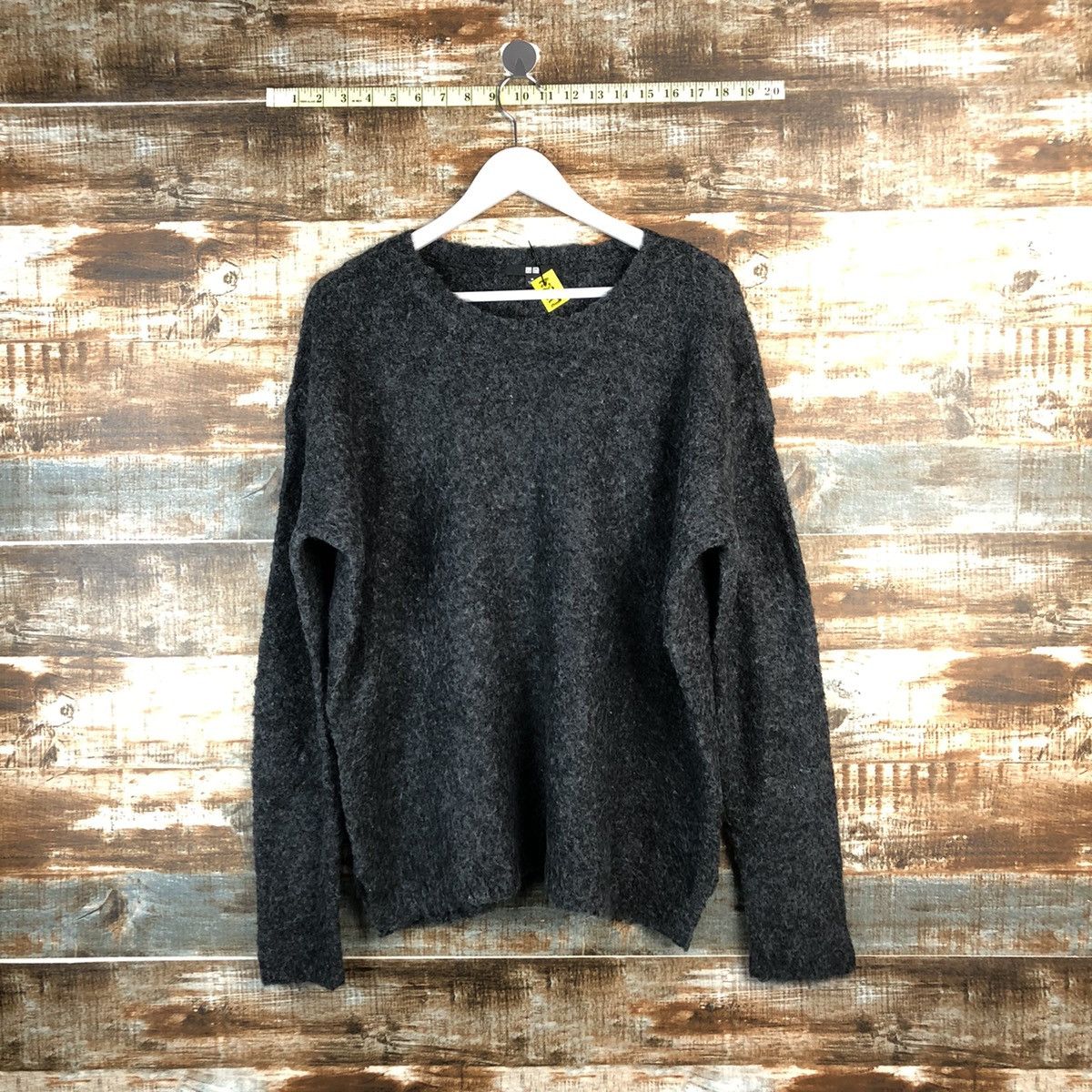Homespun Knitwear × Uniqlo Uniqlo mohair Grey Knitwear #A2217 Size US M / EU 48-50 / 2 - 1 Thumbnail