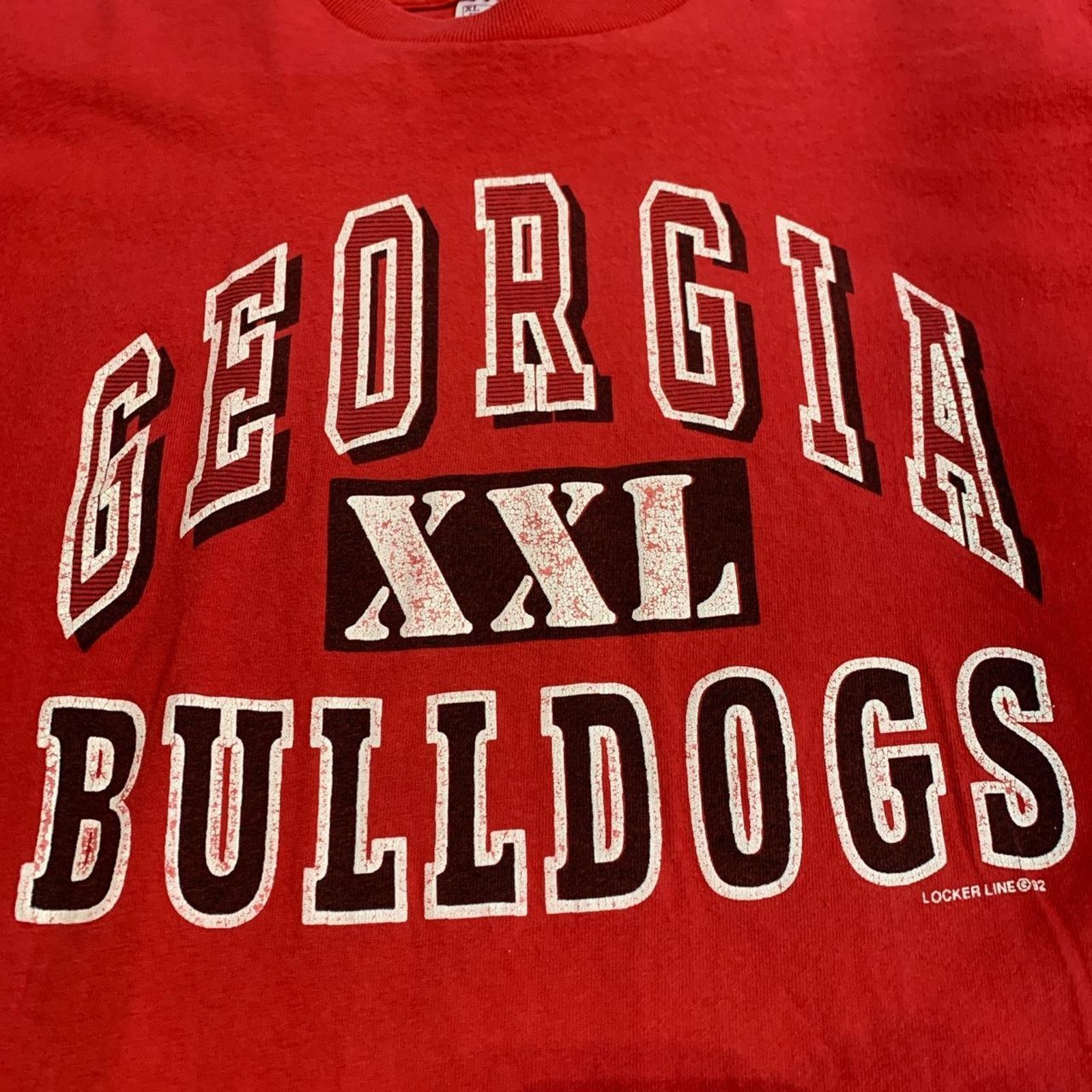 Vintage 90s vtg georgia bulldogs t shirt Size US XL / EU 56 / 4 - 2 Thumbnail