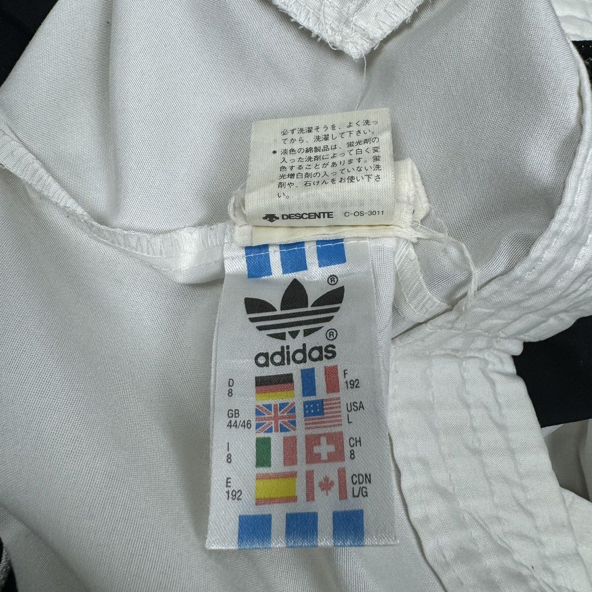Adidas × Descente ⚡️VINTAGE 90s ADIDAS GERMANY 1994-96 TRACK JACKET Size US L / EU 52-54 / 3 - 10 Thumbnail