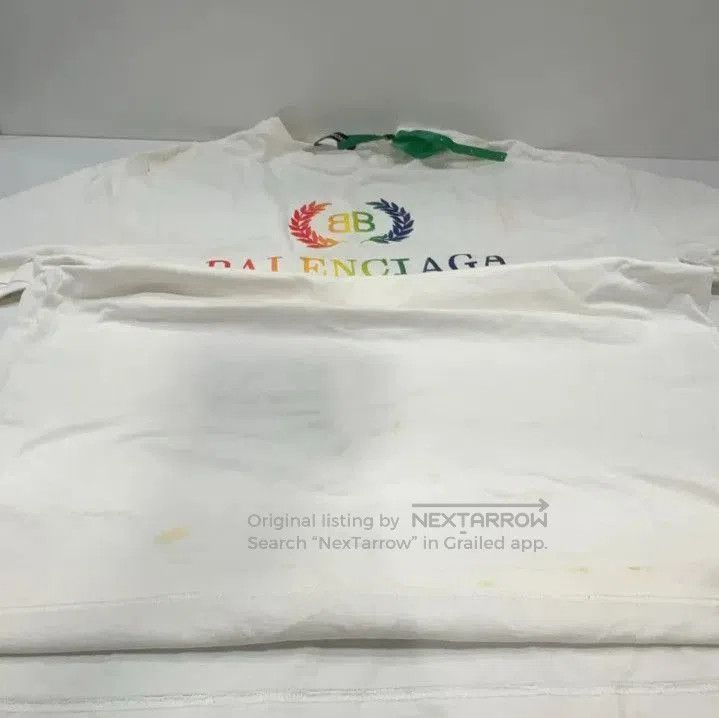 Balenciaga Balenciaga Colorful Logo Print Round Neck T-shirt. Size US S / EU 44-46 / 1 - 3 Thumbnail