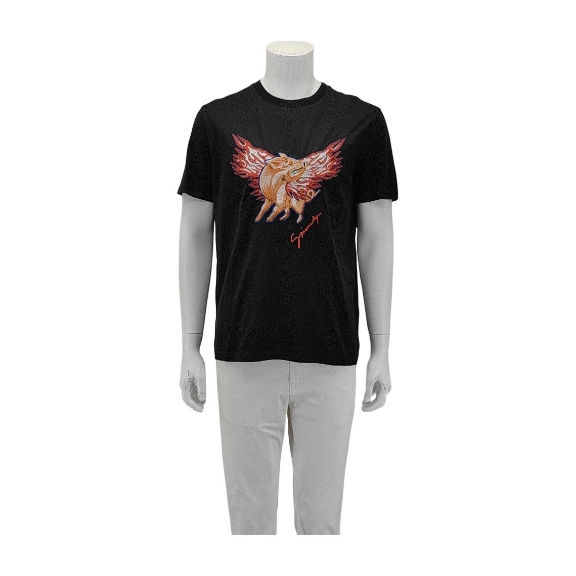 Givenchy Givenchy Embroidered Fire Graphic T-Shirt L Size US L / EU 52-54 / 3 - 1 Thumbnail