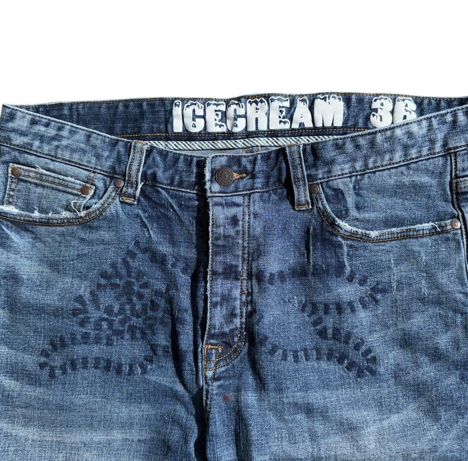 Billionaire Boys Club Vintage Billionaire Boys Club BBC Y2K Running Dog Jeans 36 Size US 36 / EU 52 - 2 Thumbnail