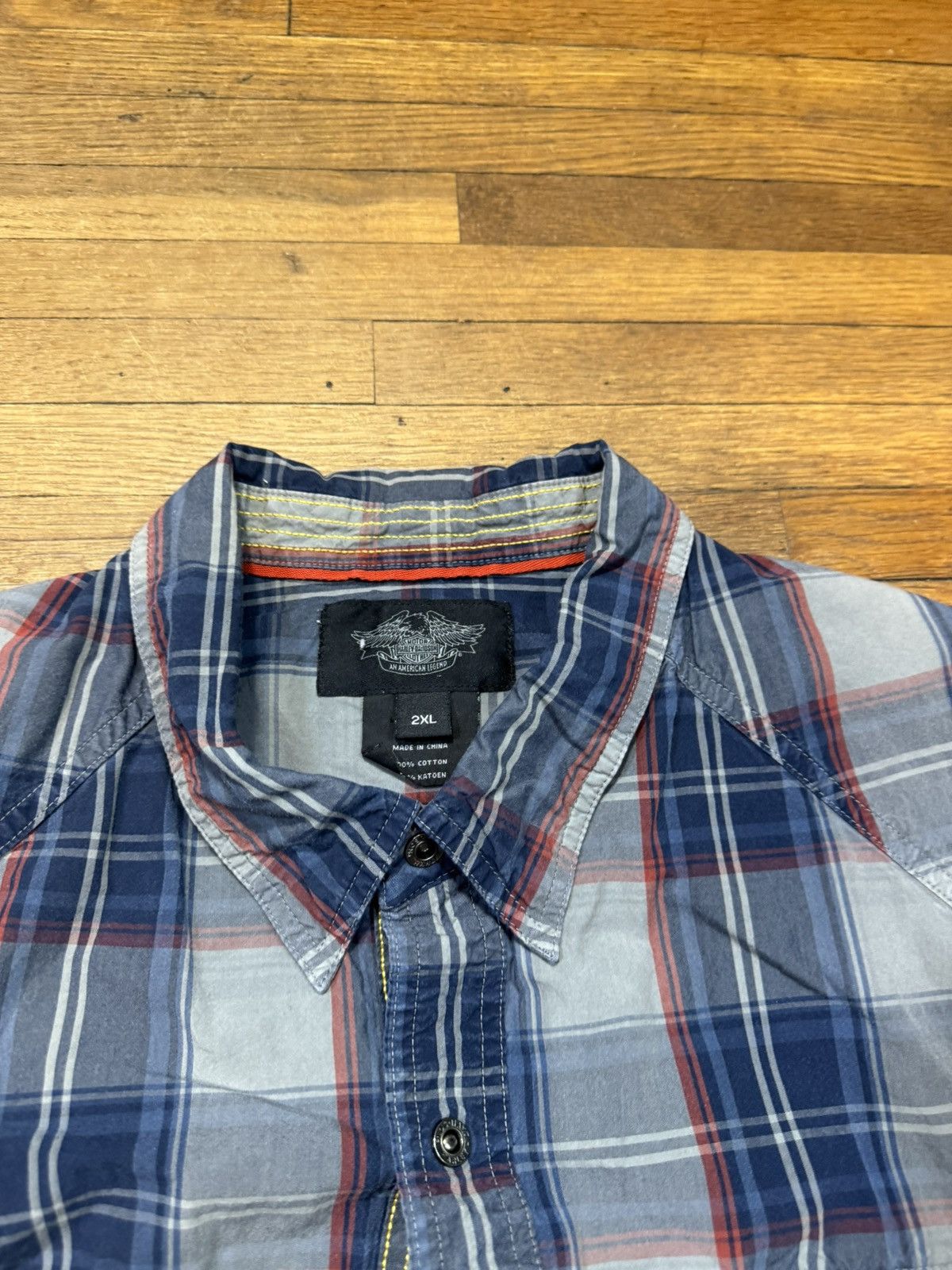 Harley Davidson Harley Davidson Button Up Shirt Size US XXL / EU 58 / 5 - 4 Thumbnail