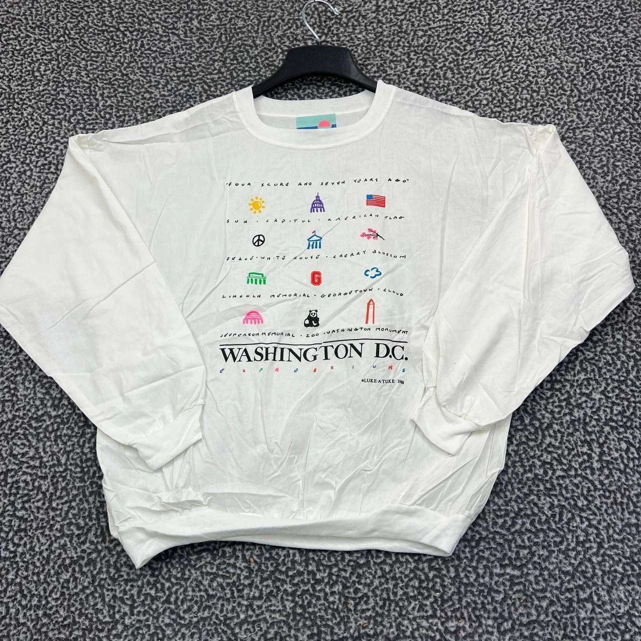 Other Vintage Washington DC Shirt Men L/XL Cotton Republic Size US XL / EU 56 / 4 - 1 Thumbnail