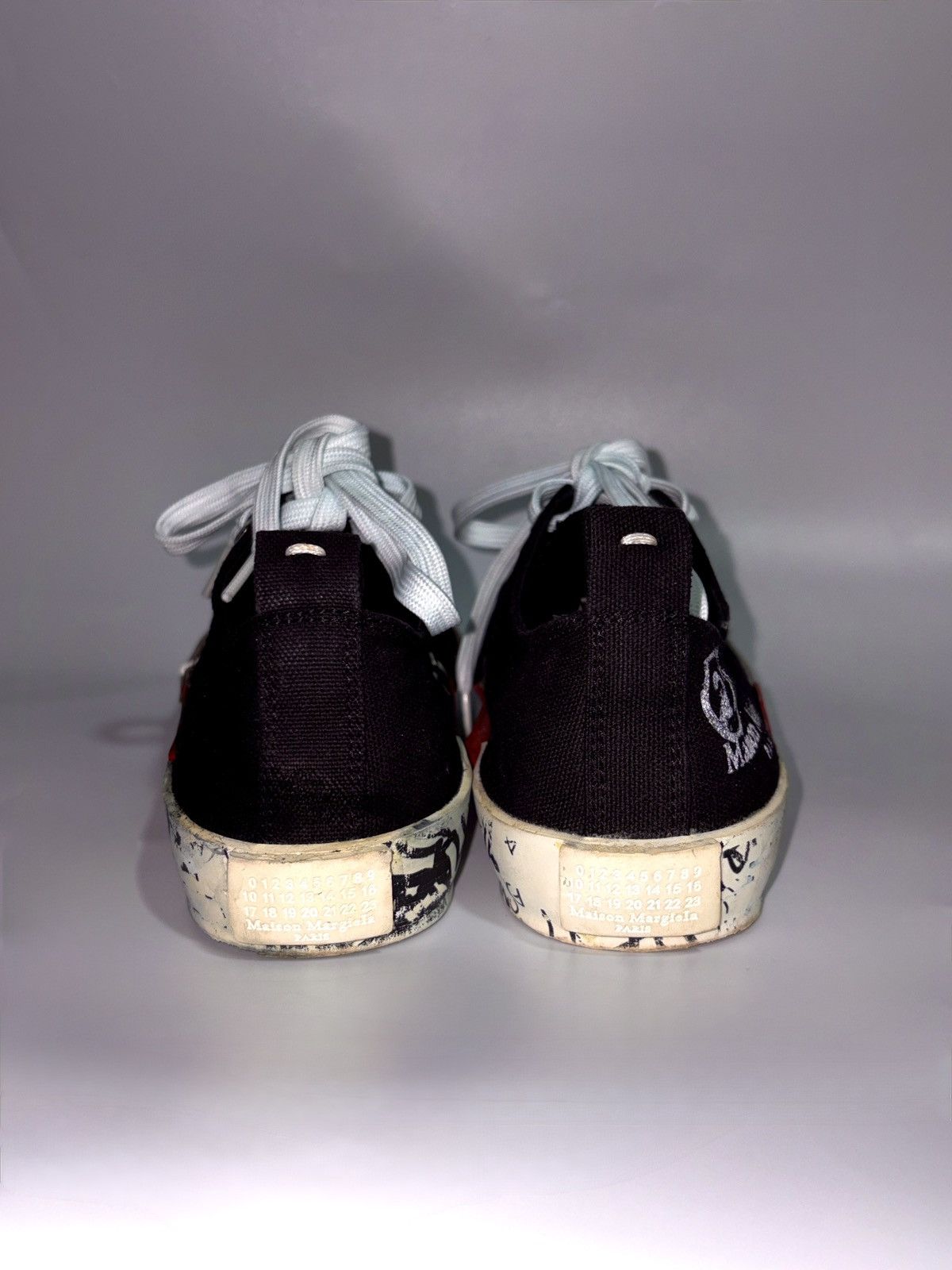 Maison Margiela M A I S O N M A R G I E L A paint splatted sneakers Size US 8 / IT 38 - 4 Thumbnail